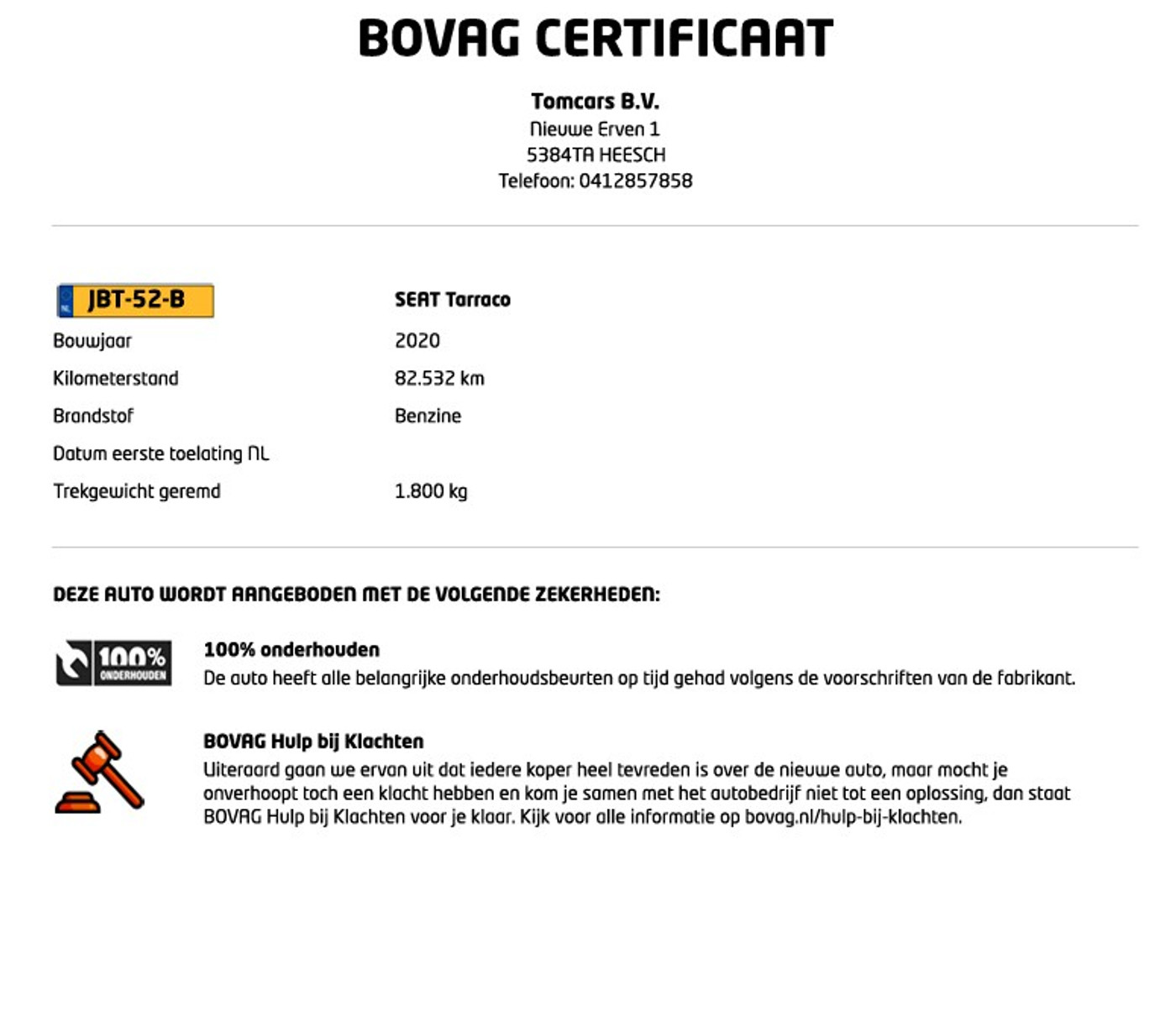 Foto van Seat Tarraco