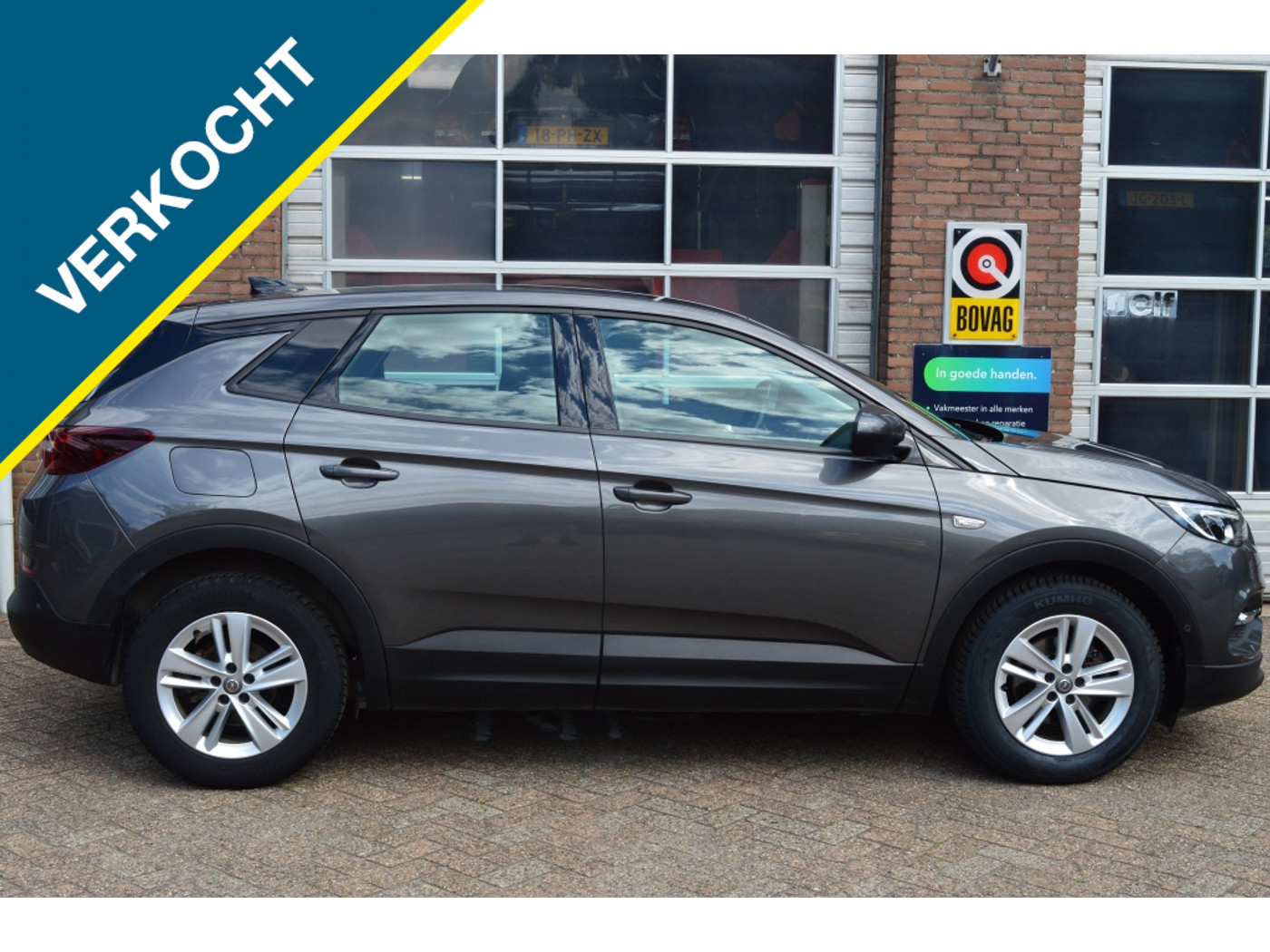 Opel Grandland X 1.2 Turbo Elegance 2021 - voorkant