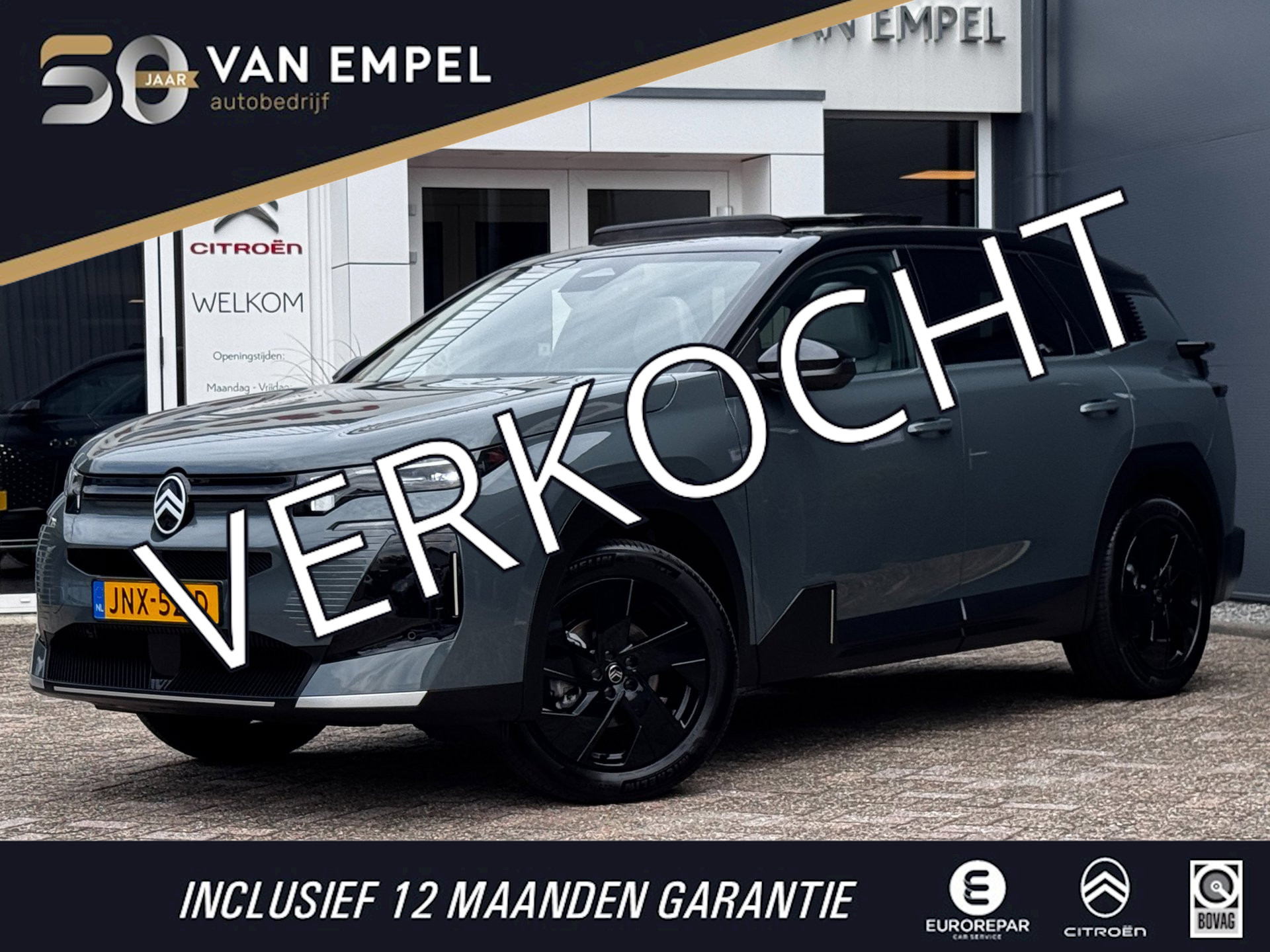Citroen C5 Aircross 1.2 Hybrid 145 Max | Pano | Trekhaak | Leder + Memory | NL-Auto | 360 Camera | Winter Pack 2025 - voorkant