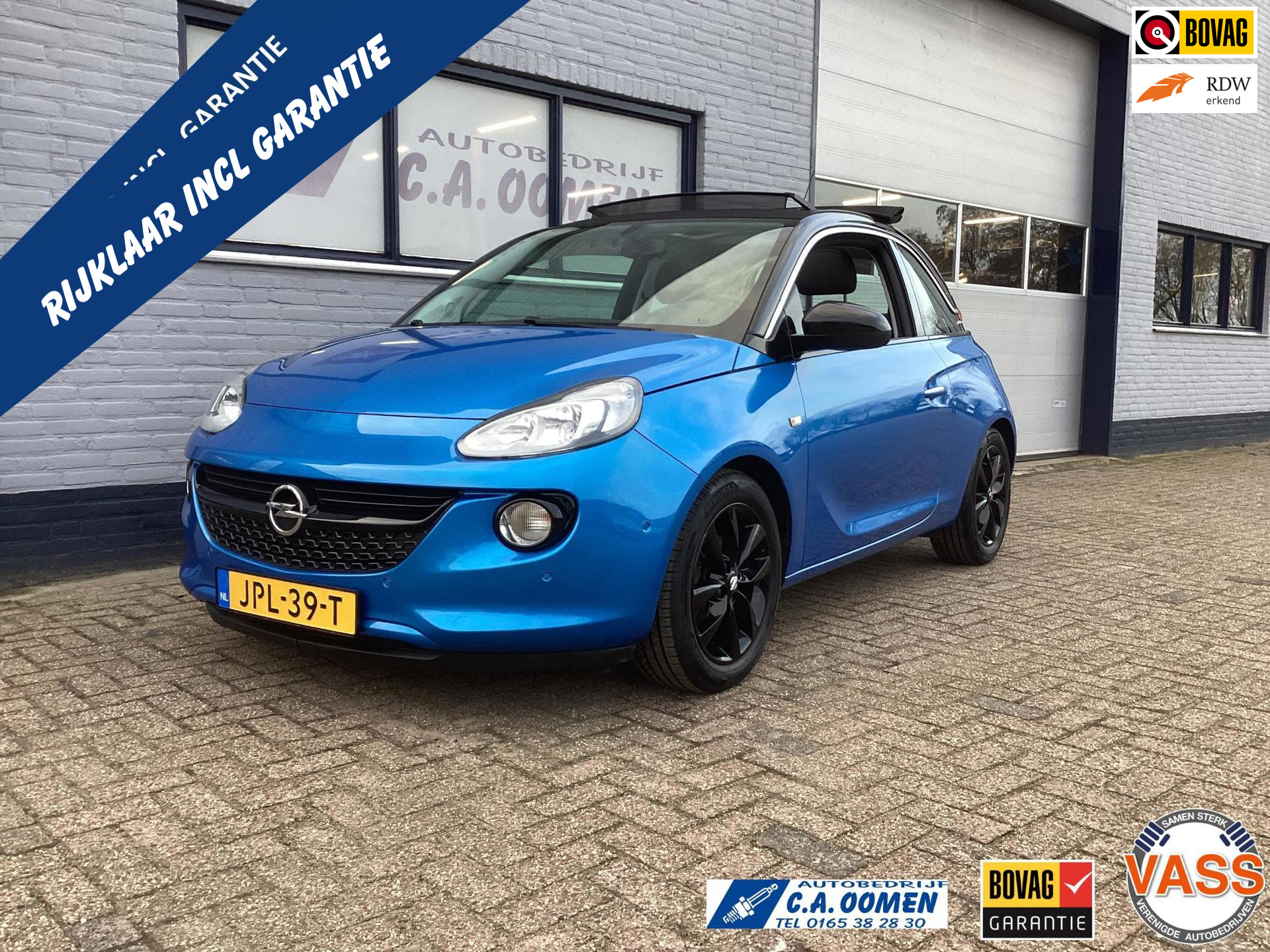 Opel Adam 1.4 Rocks Open dak Lm velgen Carplay Airco 2018 - voorkant