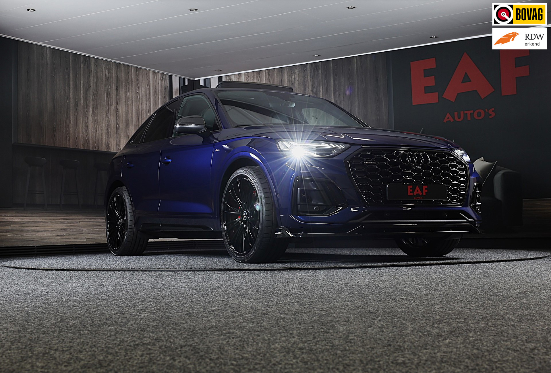 Audi Q5 Sportback 55 TFSI E QUATTRO SQ5 Look / Carbon / Head Up / 360 Camera / Memory / Elek Stoelen / Open Pano / Matrix / 22 In 2022 - voorkant