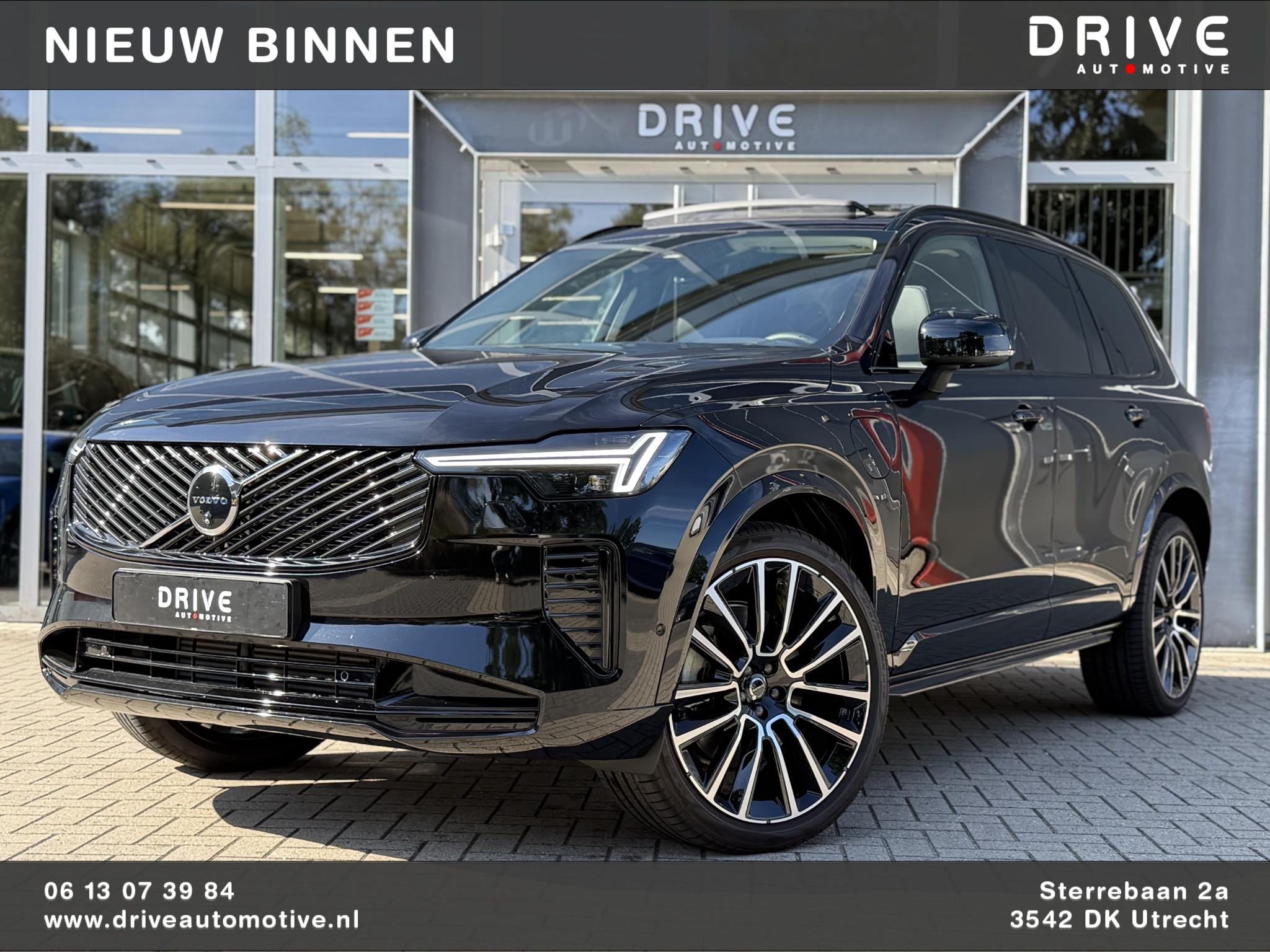 Volvo Xc90 2.0 T8 Plug-in hybrid AWD Ultra Dark 2025 - voorkant