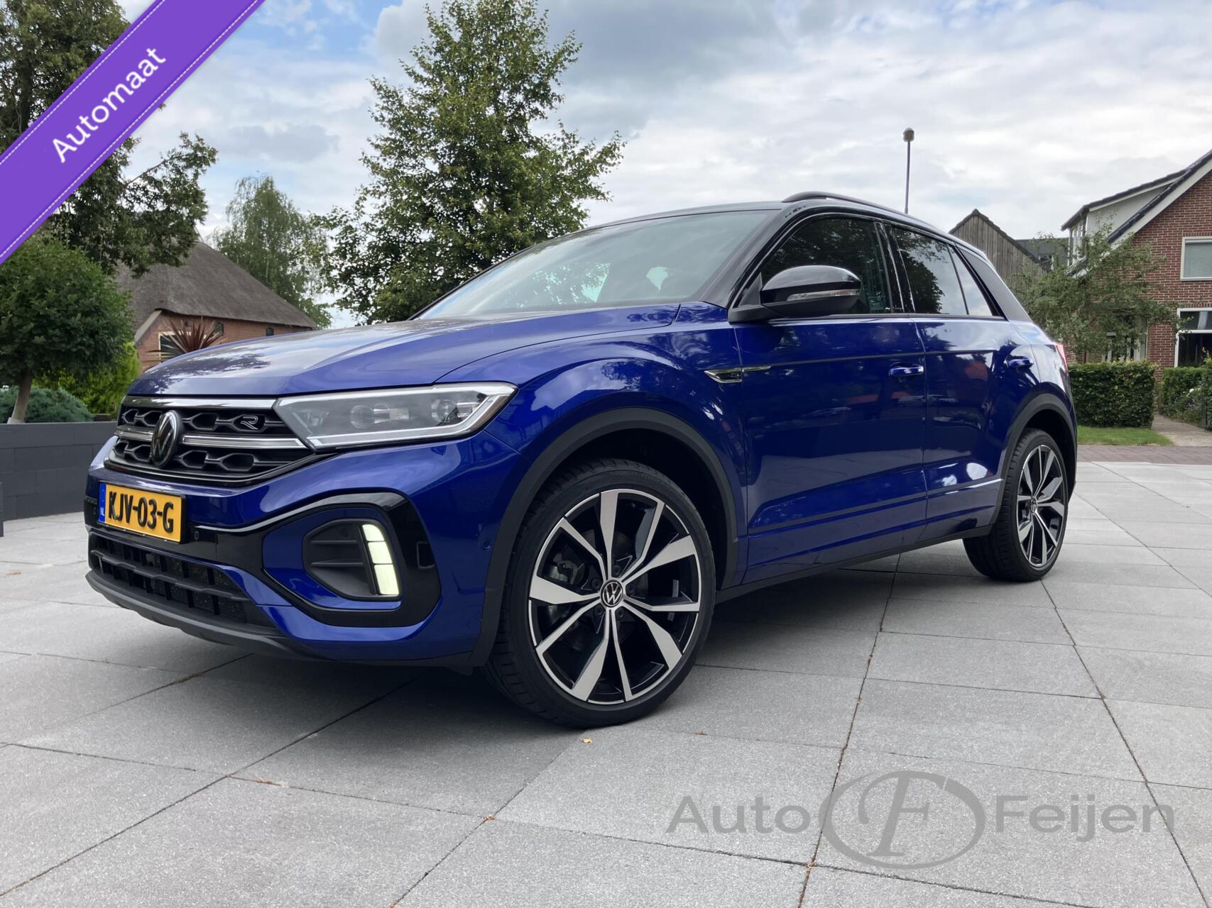 Volkswagen T-roc 1.5 TSI DSG R-LINE EDITION , BLACK STYLE , AFN TREKHAAK , IQ-LIGHT , LED , KEYLESS ENTRY , ADAPTIVE CRUISE , LANE ASSIST , COCKPIT PRO  , TWO TONE , STUUR EN STOELVERWARMING , PRIVACY GLASS , APPEL CARPLAY / ANDROID , ACHTERKLEP MET VOETSENSOR , SIDE ASSI 2025 - voorkant
