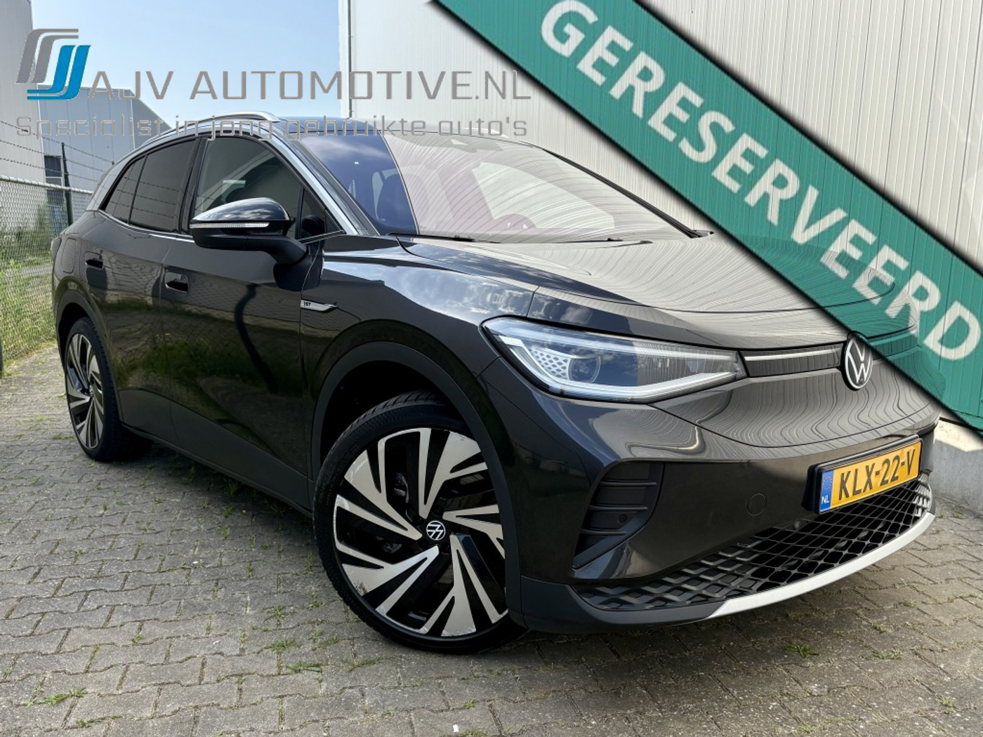 Volkswagen Id.4 Pro 150 KW FIRST MAX 77 kWh 204PK SOH95% / PANO / TREKHAAK 2021 - voorkant