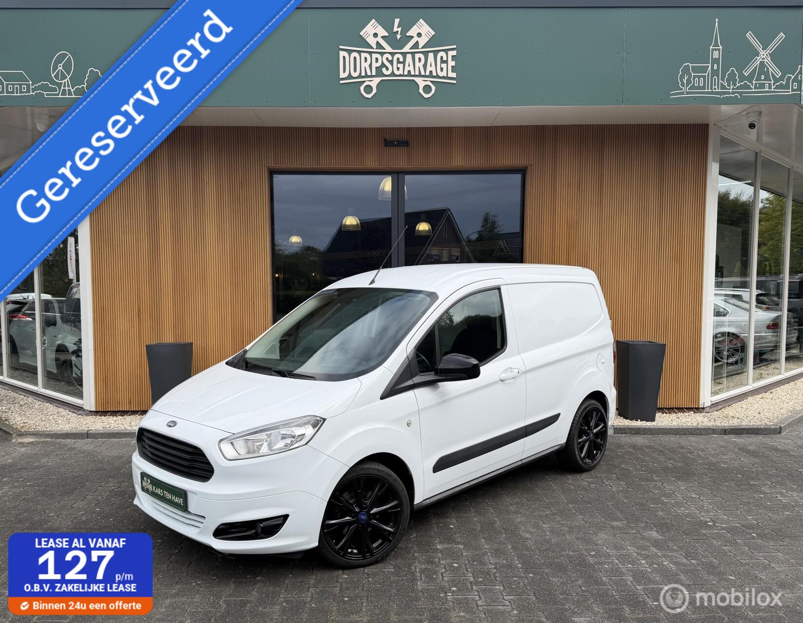 Ford Transit Courier 1.0|Motor gereviseerd|17” Hoogglans Zwart 2018 - voorkant