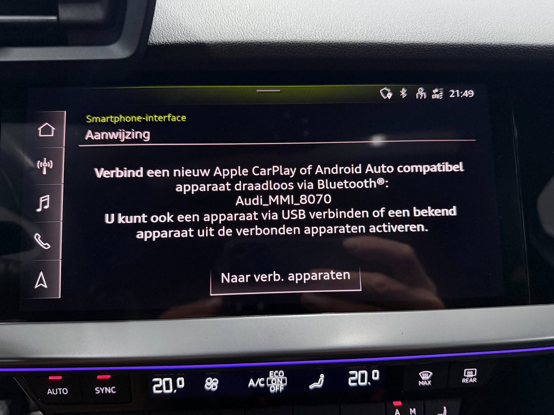 Foto van Audi A3 45 TFSIe