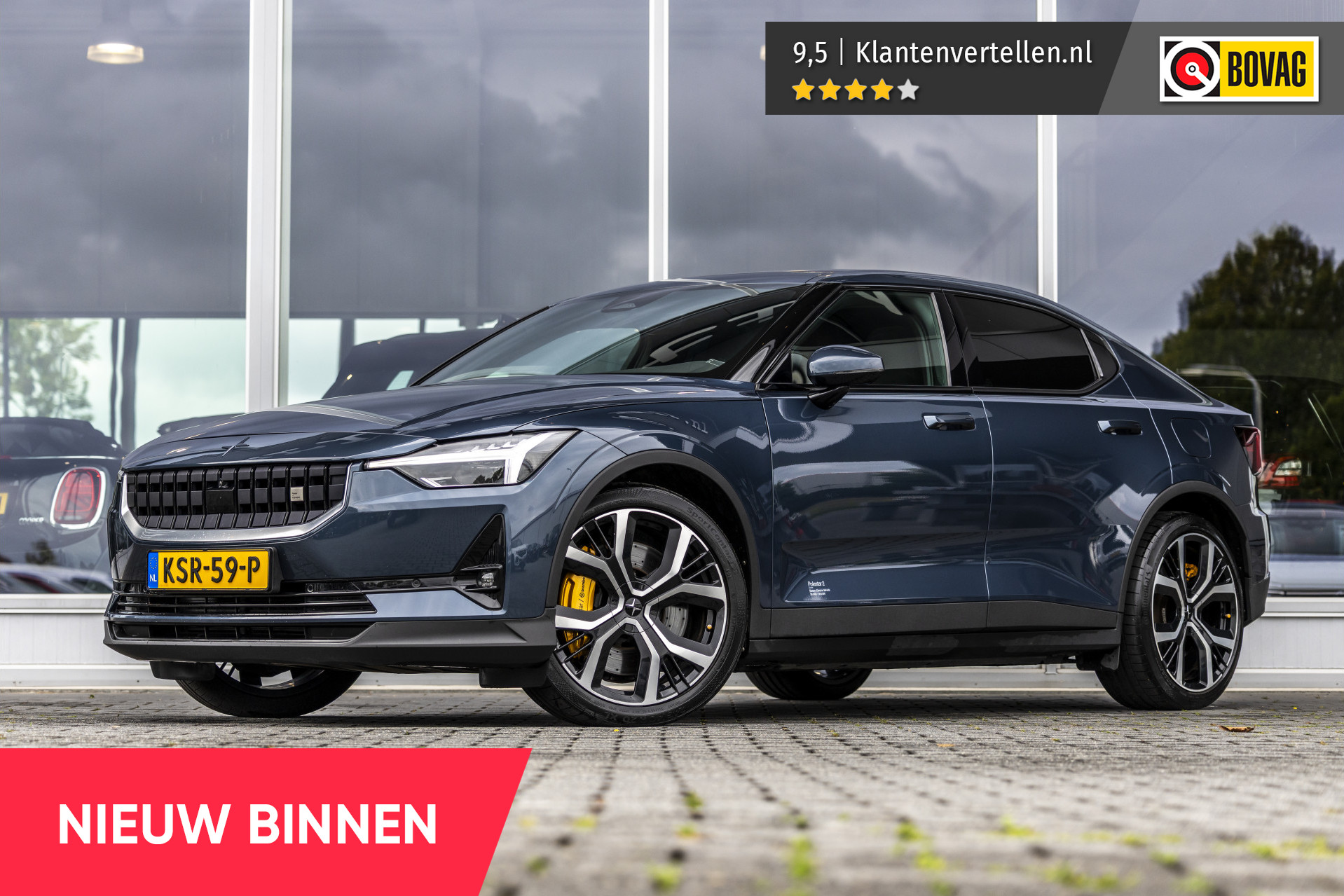 Polestar Polestar 2 Long Range Dual Motor Performance Plus 82 kWh 2023 - voorkant