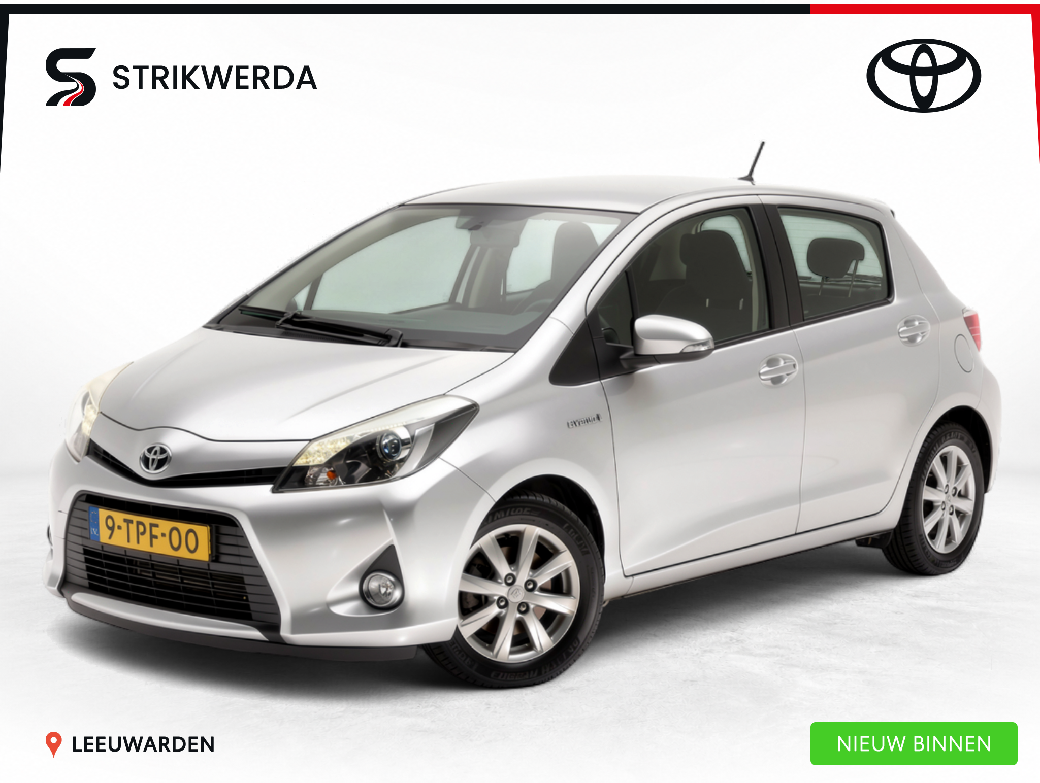 Toyota Toyota Yaris Hybrid 1.5 Full Hybrid Aspiration 2012 - voorkant