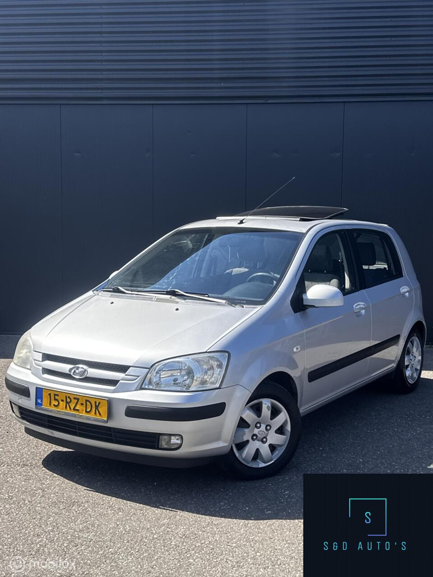 Hyundai Getz 1.3i Dynamic Sky / Airco / Pano / NWE APK… 2005 - voorkant