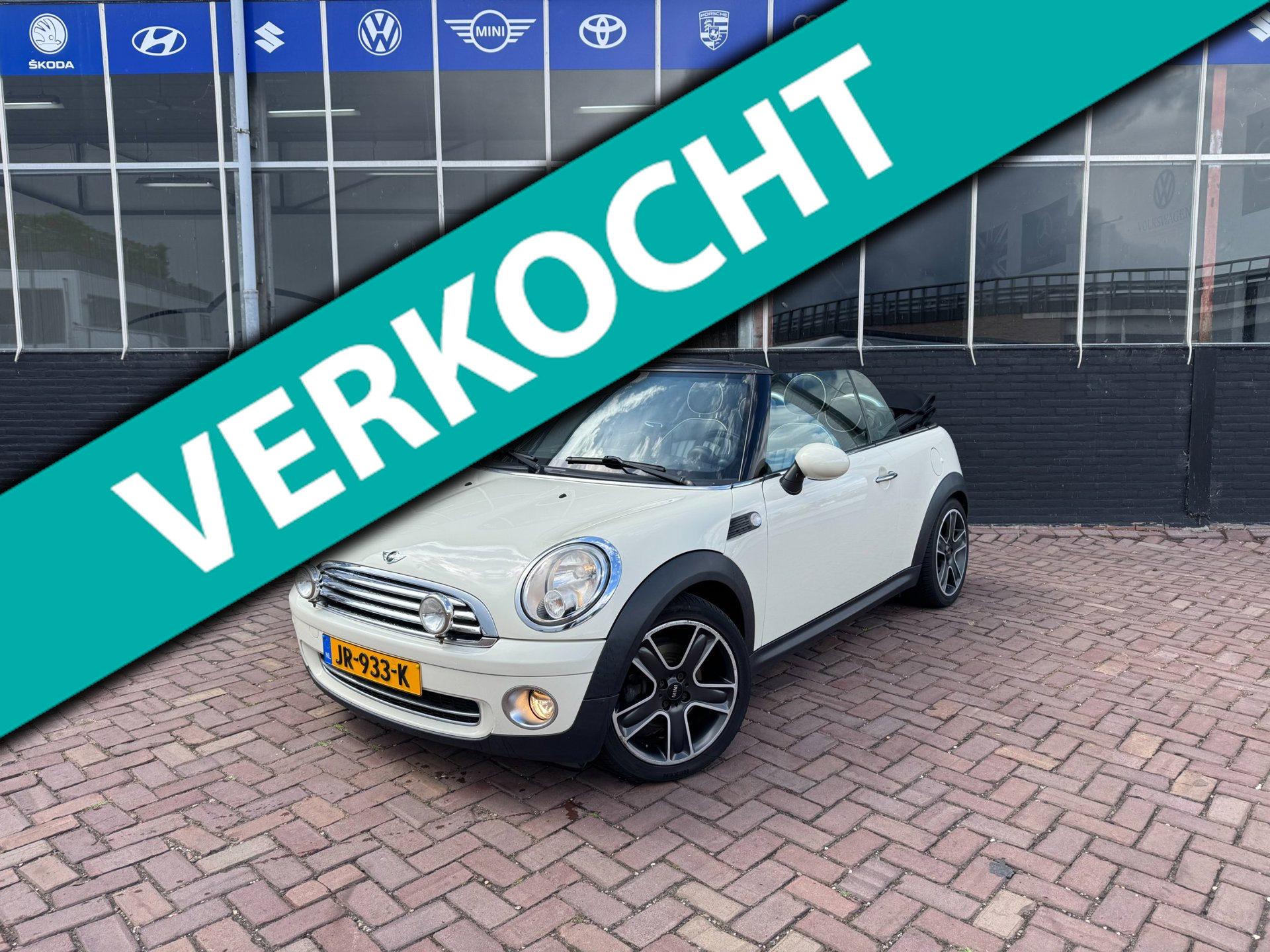 Mini Cooper Cabrio 1.6 Cooper Chili **HOOG OLIEVERBRUIK** 2009 - voorkant