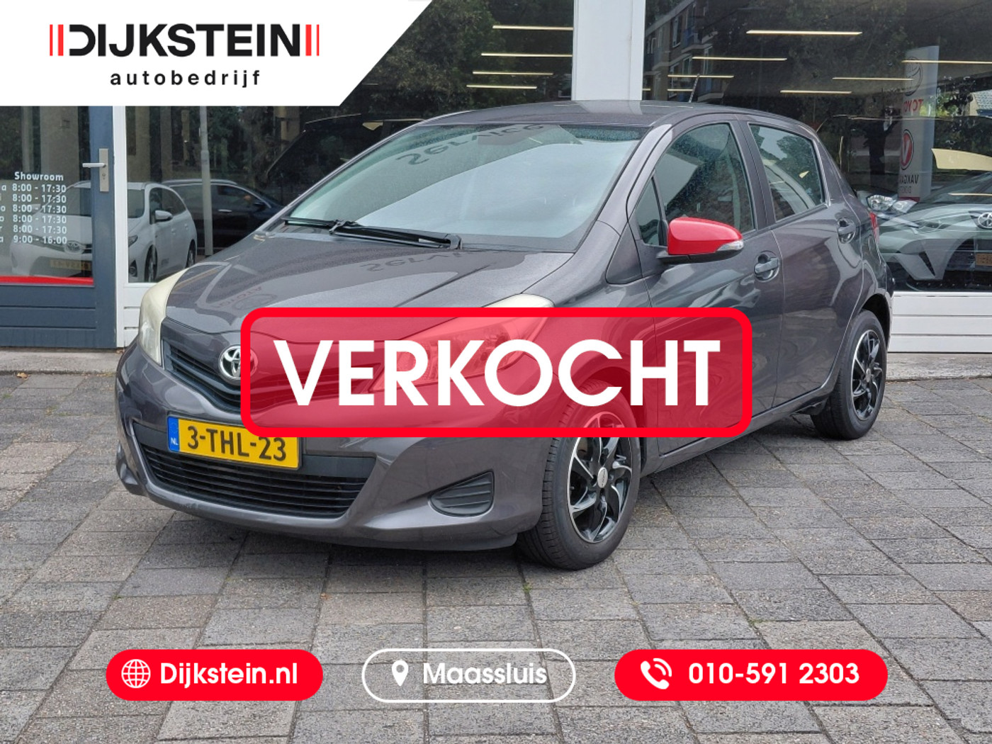 Toyota Yaris 1.0 VVT-i Comfort 2012 - voorkant