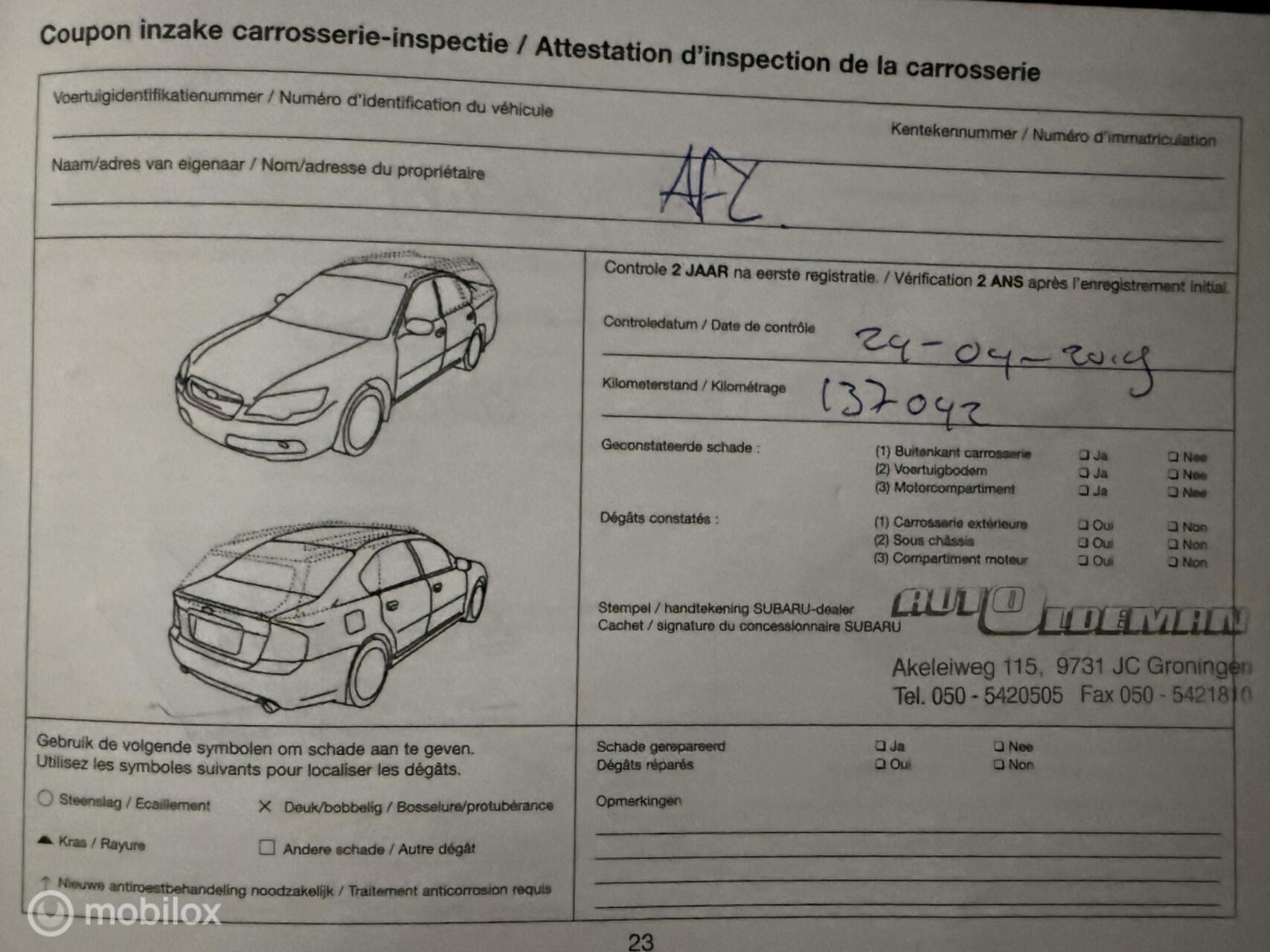 Foto van Subaru Forester