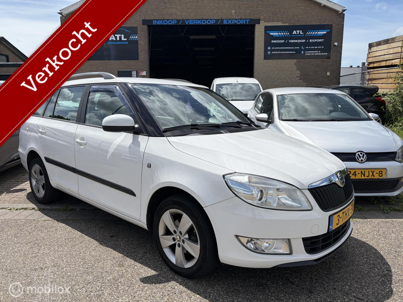 Skoda Fabia 1.2 TDI Greenline Businessline 2014 - voorkant