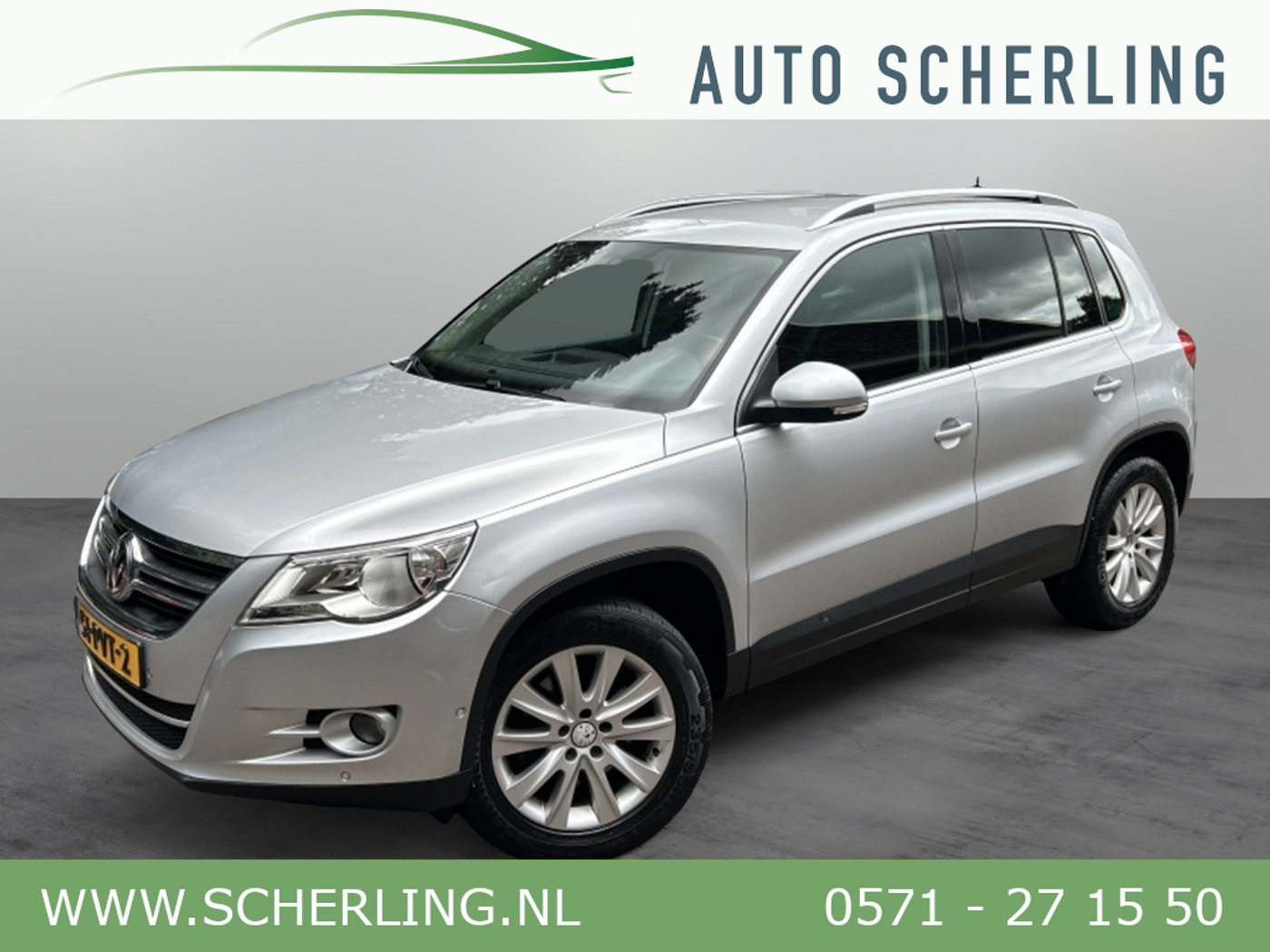 Volkswagen Tiguan 1.4 TSI 122pk Sport&Style Navi, Trekhaak, Nwe ketting! 2011 - voorkant