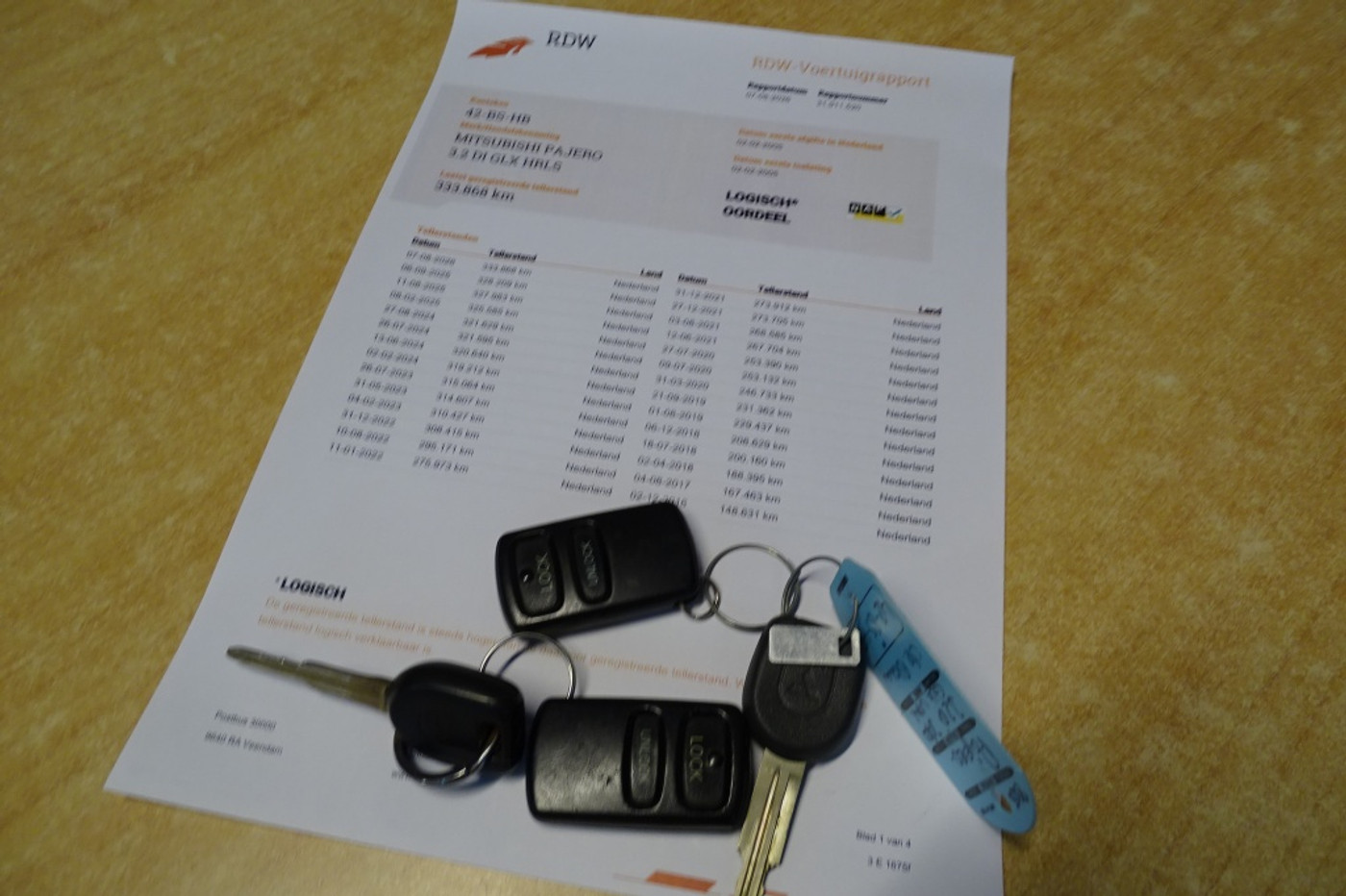 Foto van Mitsubishi Pajero 3.2 Di GLX HRLS