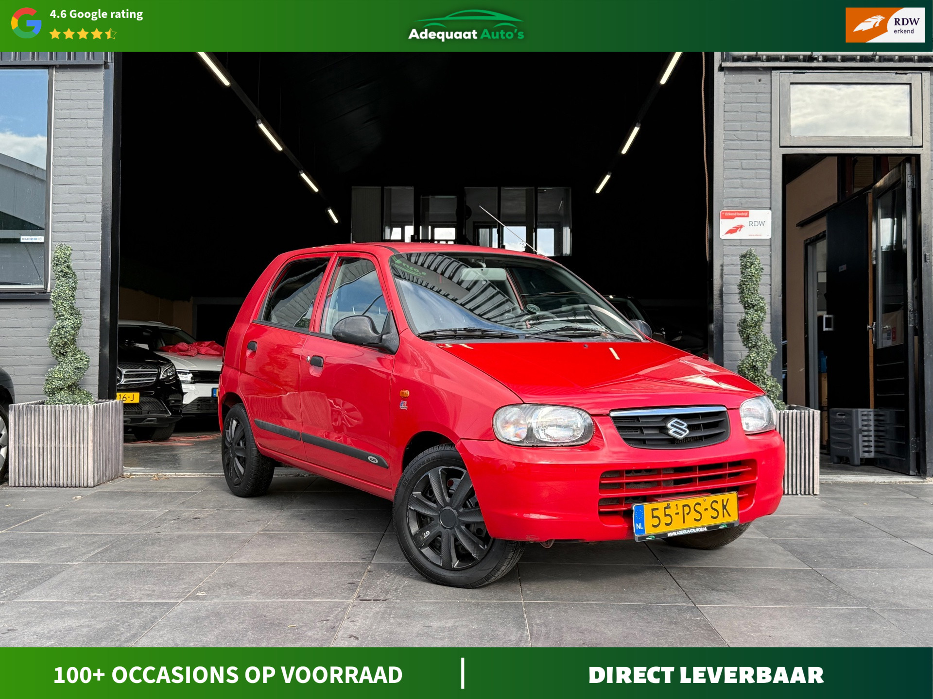 Suzuki Alto 1.1 GLX Jubilée 2|Parkeersensoren|El.Ramen|NAP 2004 - voorkant