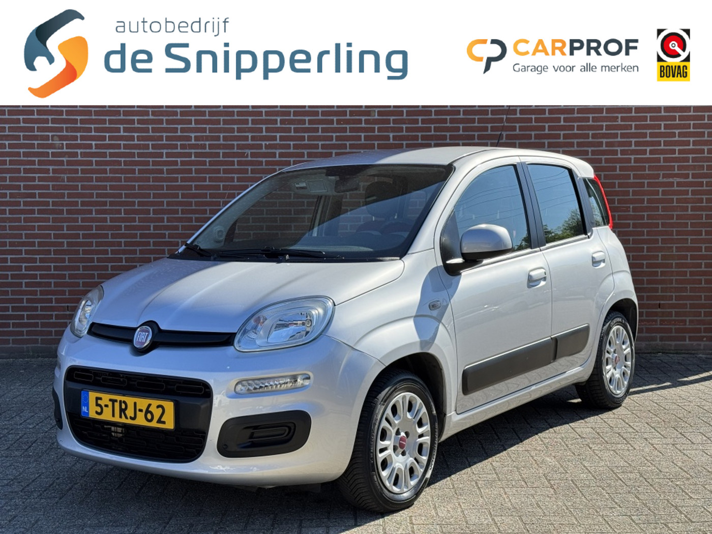 Fiat Panda 0.9 TwinAir Lounge AUTOMAAT AIRCO HOOGTEVERSTB-STOEL 2014 - voorkant