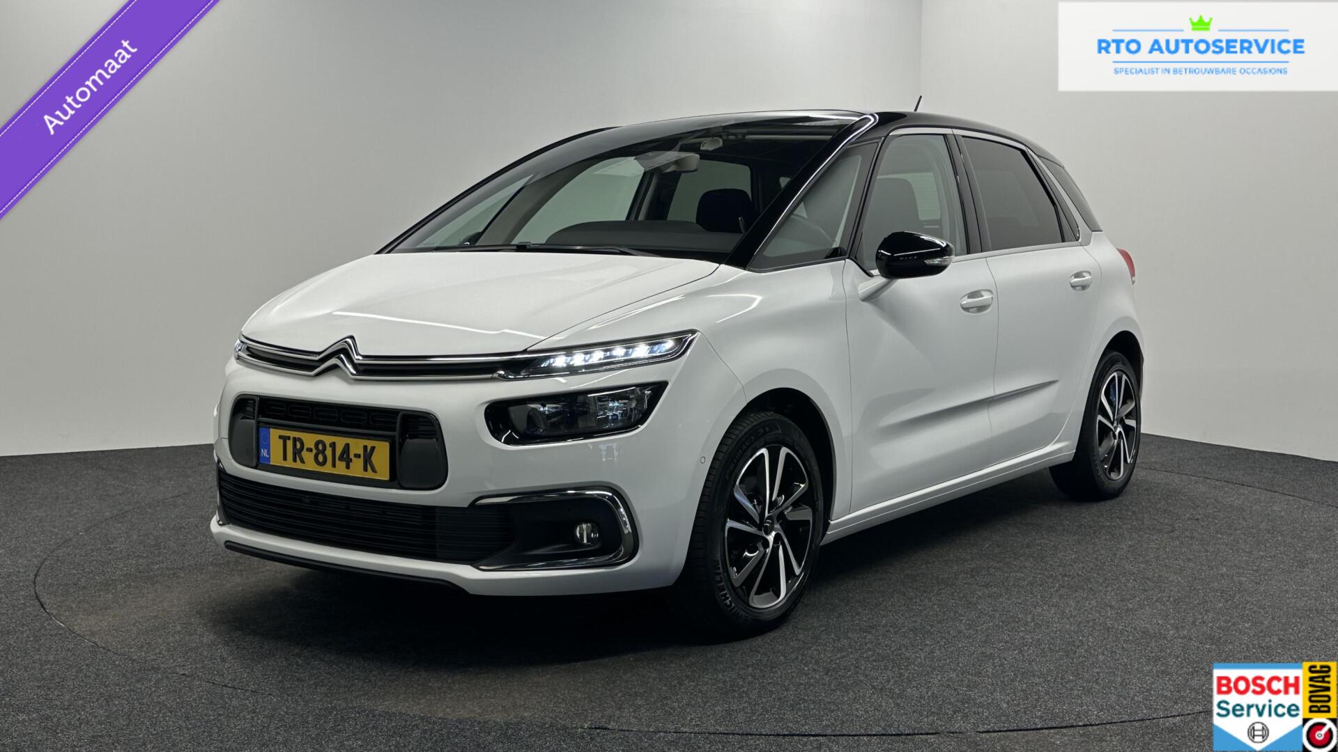 Citroen C4 Spacetourer 1.2 PureTech Shine CAMERA CARPLAY ECC CRUISE LM 26000 KM. 2018 - voorkant