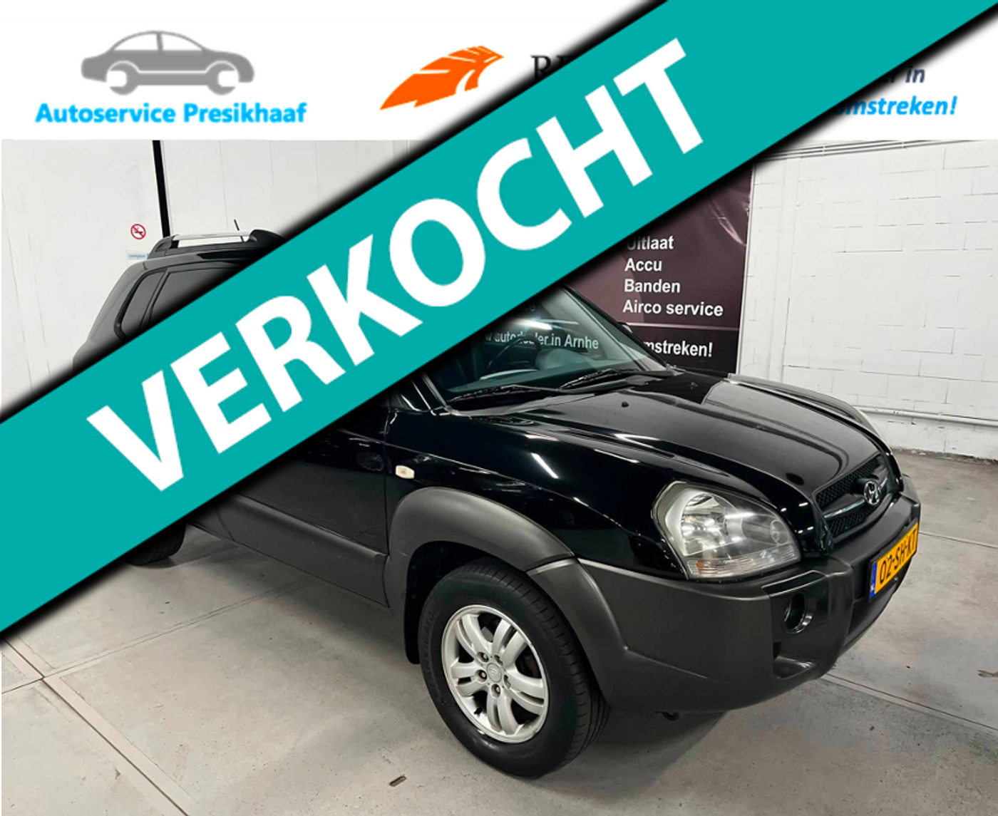 Hyundai Tucson 2.0i Dynamic AIRCO / NAP / TREKHAAK 2006 - voorkant