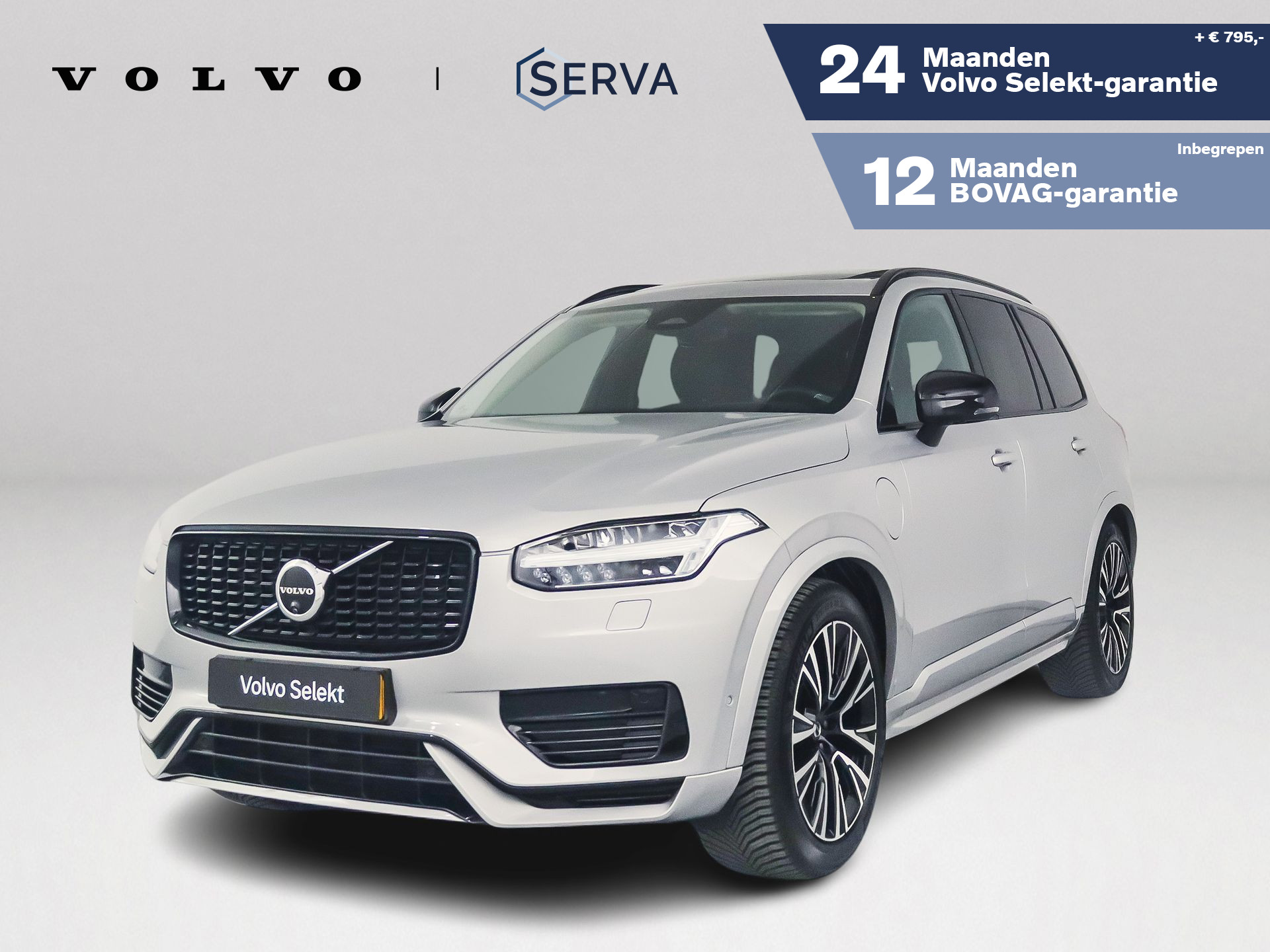Volvo Xc90 T8 Recharge AWD Ultimate Dark | Panoramadak | 360° camera | Luchtvering | Harman Kardon | Head-up display | Stoel- en stuurverwarming | Trekhaak 2024 - voorkant
