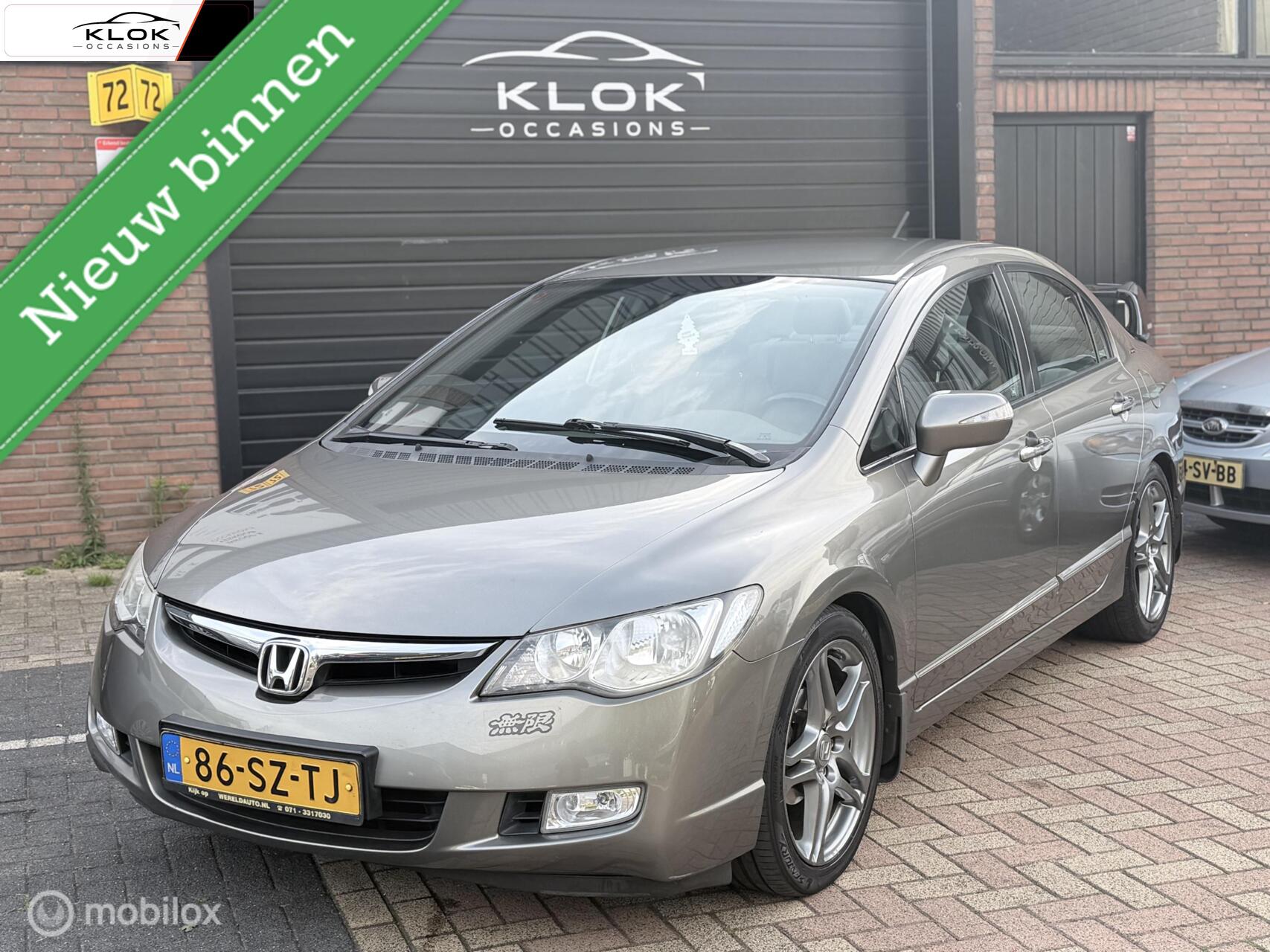 Honda Civic 4dr Hybrid 1.3 Hybrid Sport NAP Airco Cruise Stoelverwarm 2006 - voorkant