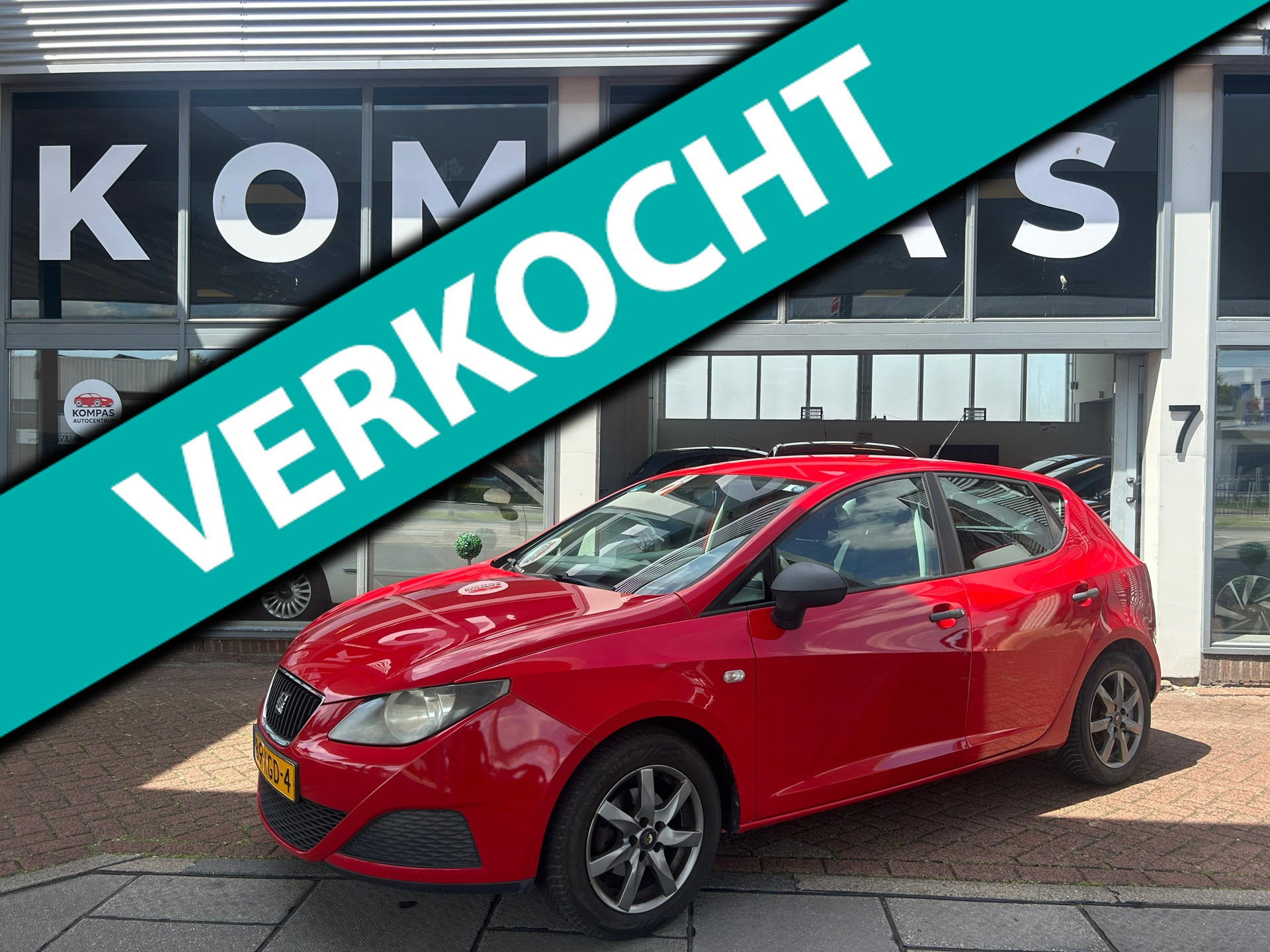Seat Ibiza 1.2 Club |Airco|5DRS|Nap|EL.Ramen|LM.Velgen 2009 - voorkant