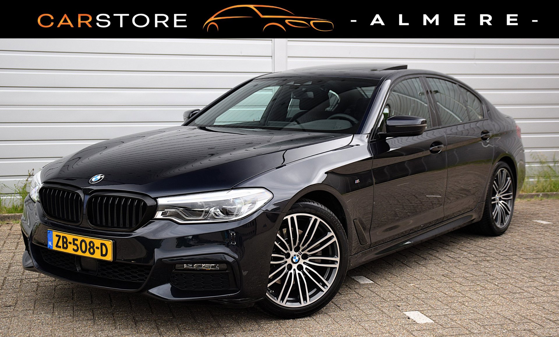 BMW 520i 520i Corporate Lease High Executive*2e eigenaar*112Dkm*NAP*Dak*H&K* 2019 - voorkant