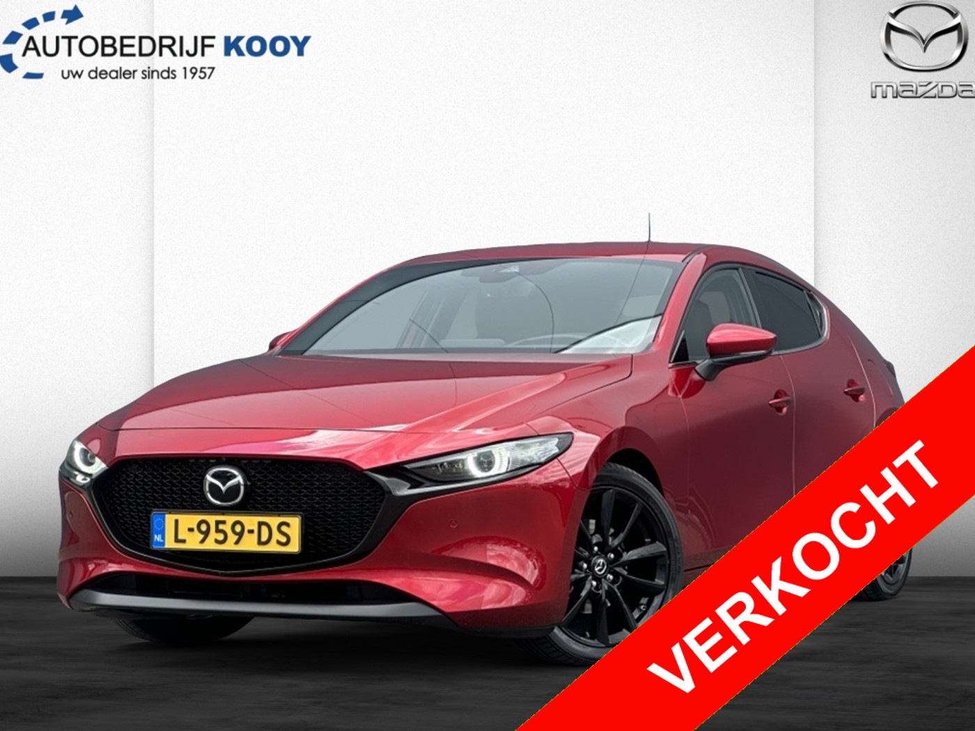 Mazda Mazda3 2.0 e-SkyActiv-X 186PK Luxury / i-Activesense /leer 2021 - voorkant