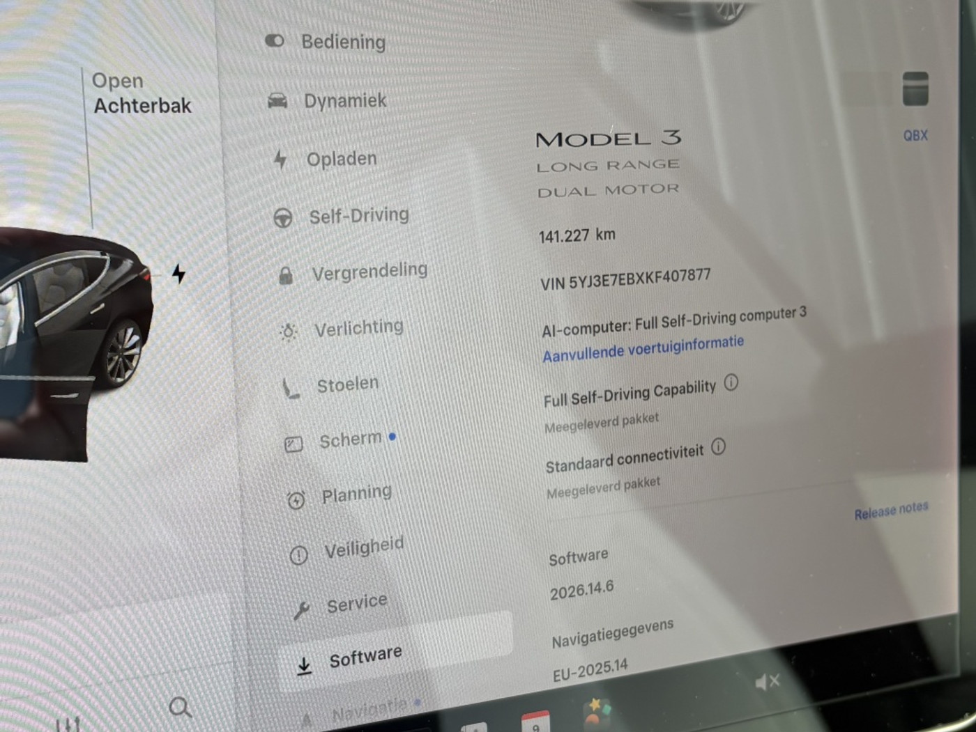 Foto van Tesla Model 3