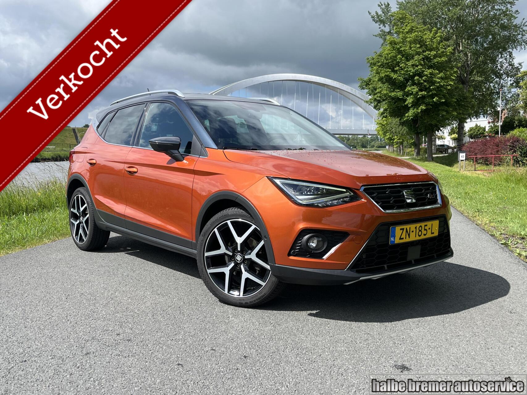 Seat Arona 1.0 TSI FR Intense Beats|Carplay|ACC|Clima|Camera 2019 - voorkant