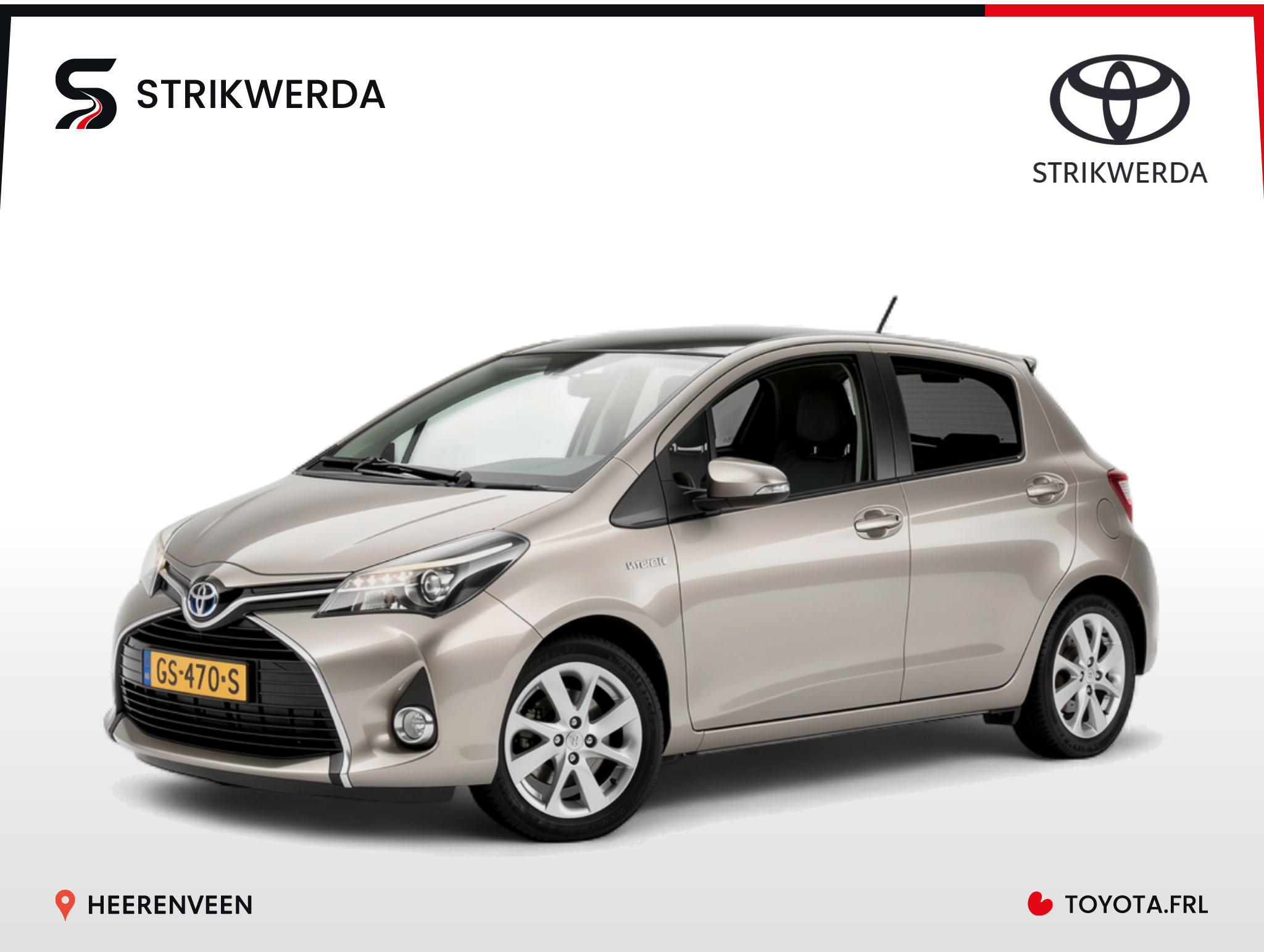 Toyota Toyota Yaris Hybrid 1.5 Hybrid Dynamic 2015 - voorkant