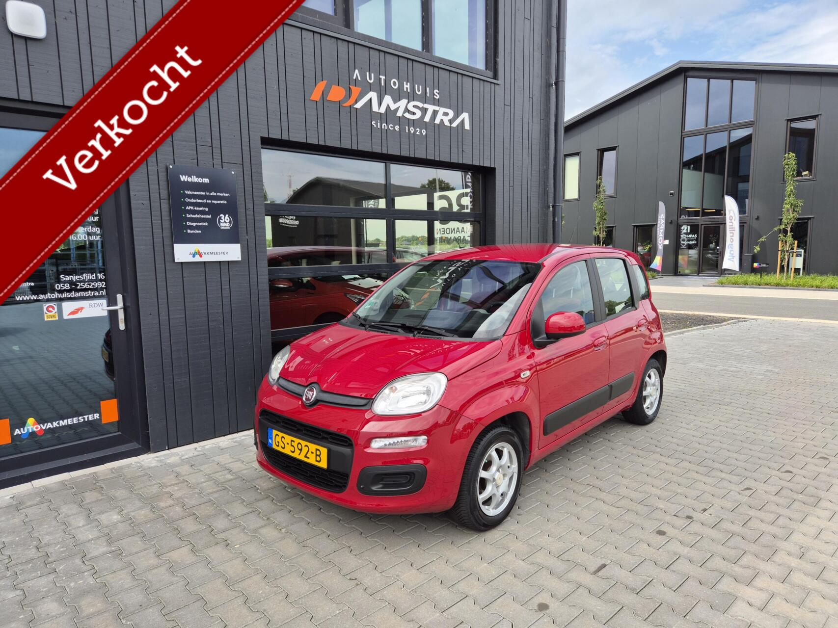 Fiat Panda 1.2 Edizione Cool|Hoge zit|Airco|Lichtmetalen velgen|NL auto| 2015 - voorkant