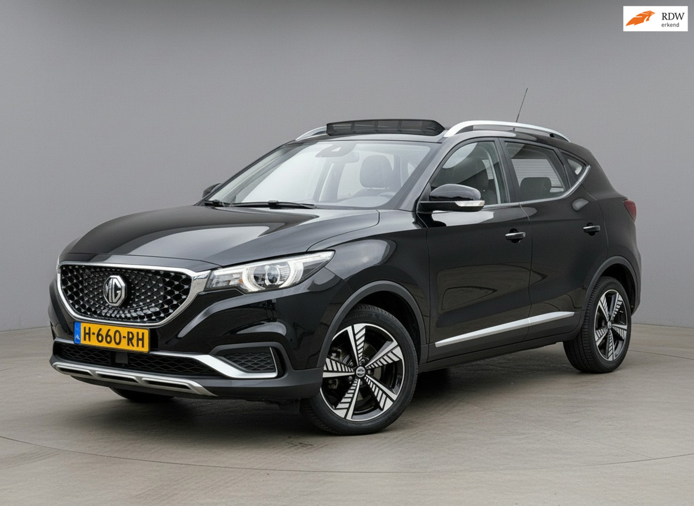 MG MG ZS Ev EV Luxury 45 kWh|SOH 91%|Pano|Leder|NAP|Camera 2020 - voorkant