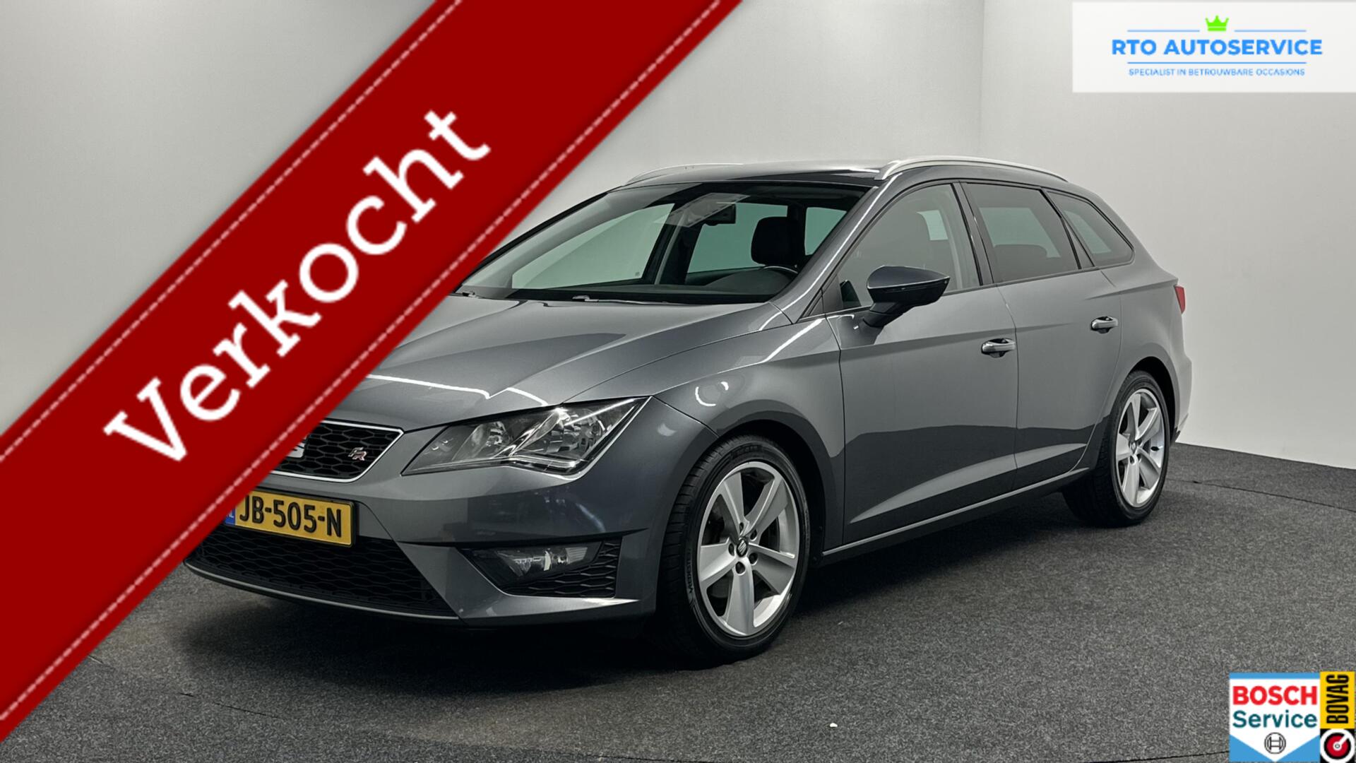 Seat Leon ST 1.4 EcoTSI FR Connect CARPLAY NAVI CRUISE LM ECC. 2016 - voorkant