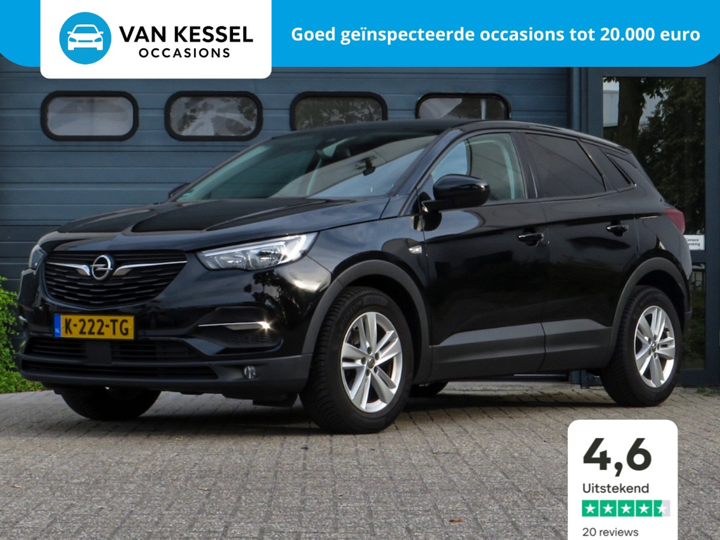 Opel Grandland X 1.2 Sport |Stoel/stuur vw| Carplay | Camera 2019 - voorkant
