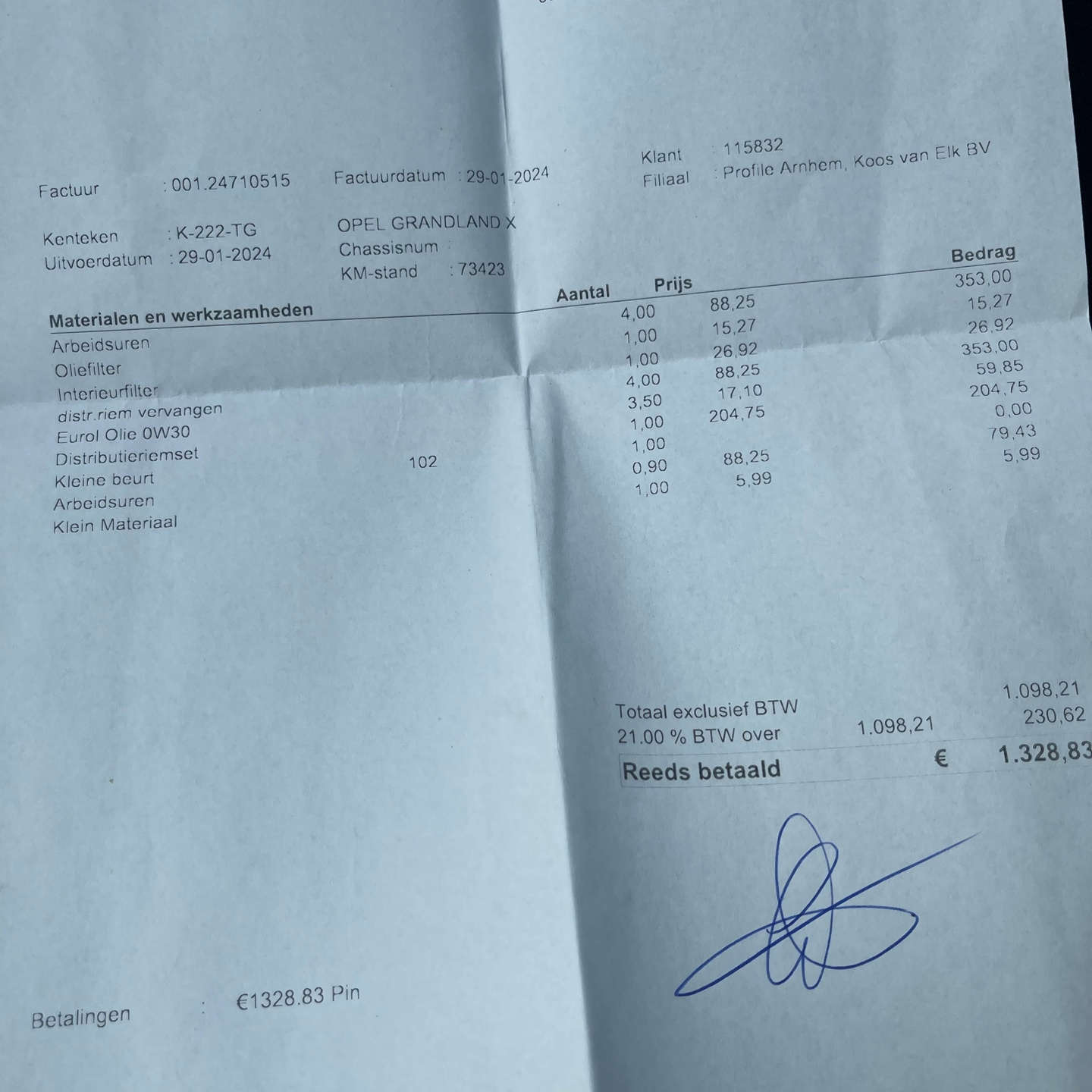 Foto van Opel Grandland X