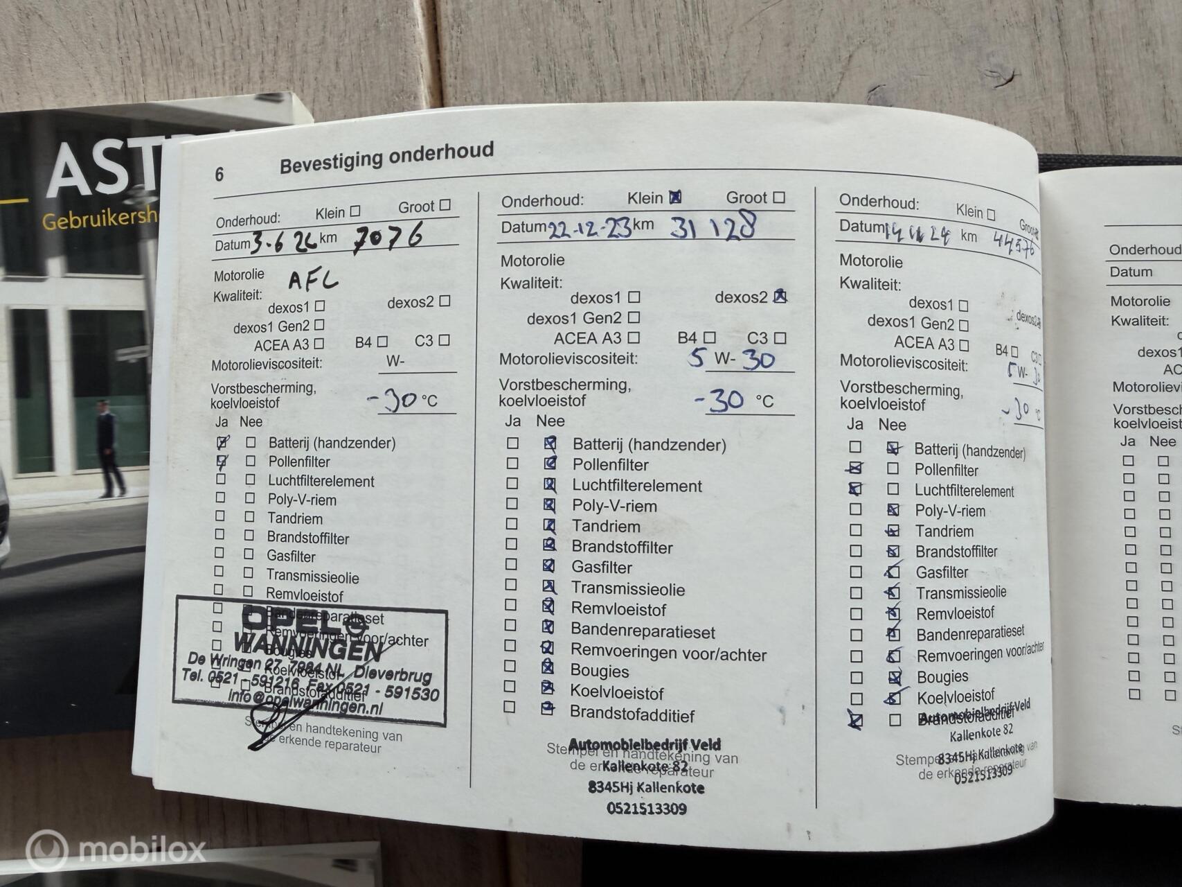 Foto van Opel Astra