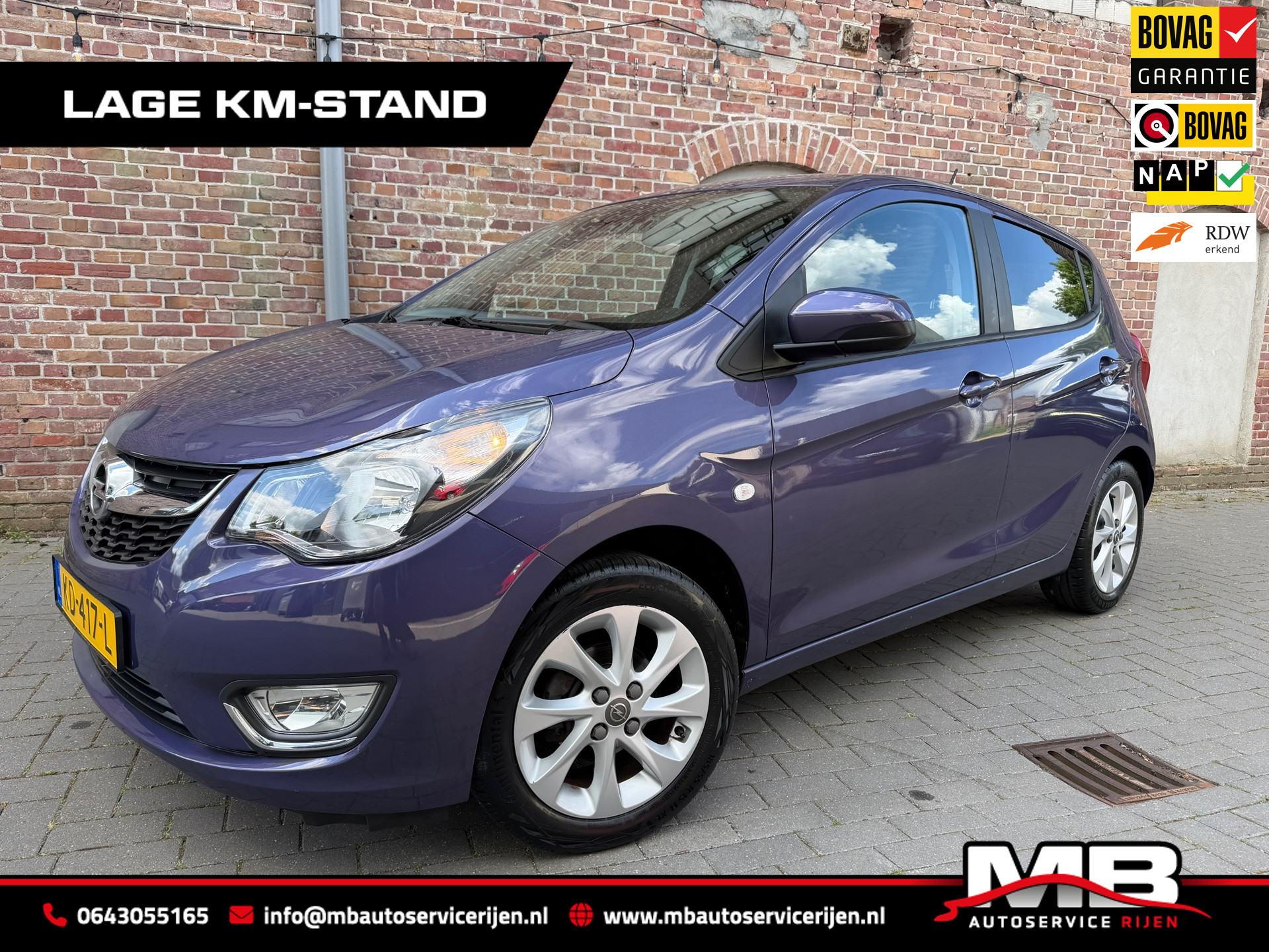 Opel Karl / Viva 1.0 ecoFLEX Cosmo 2016 - voorkant