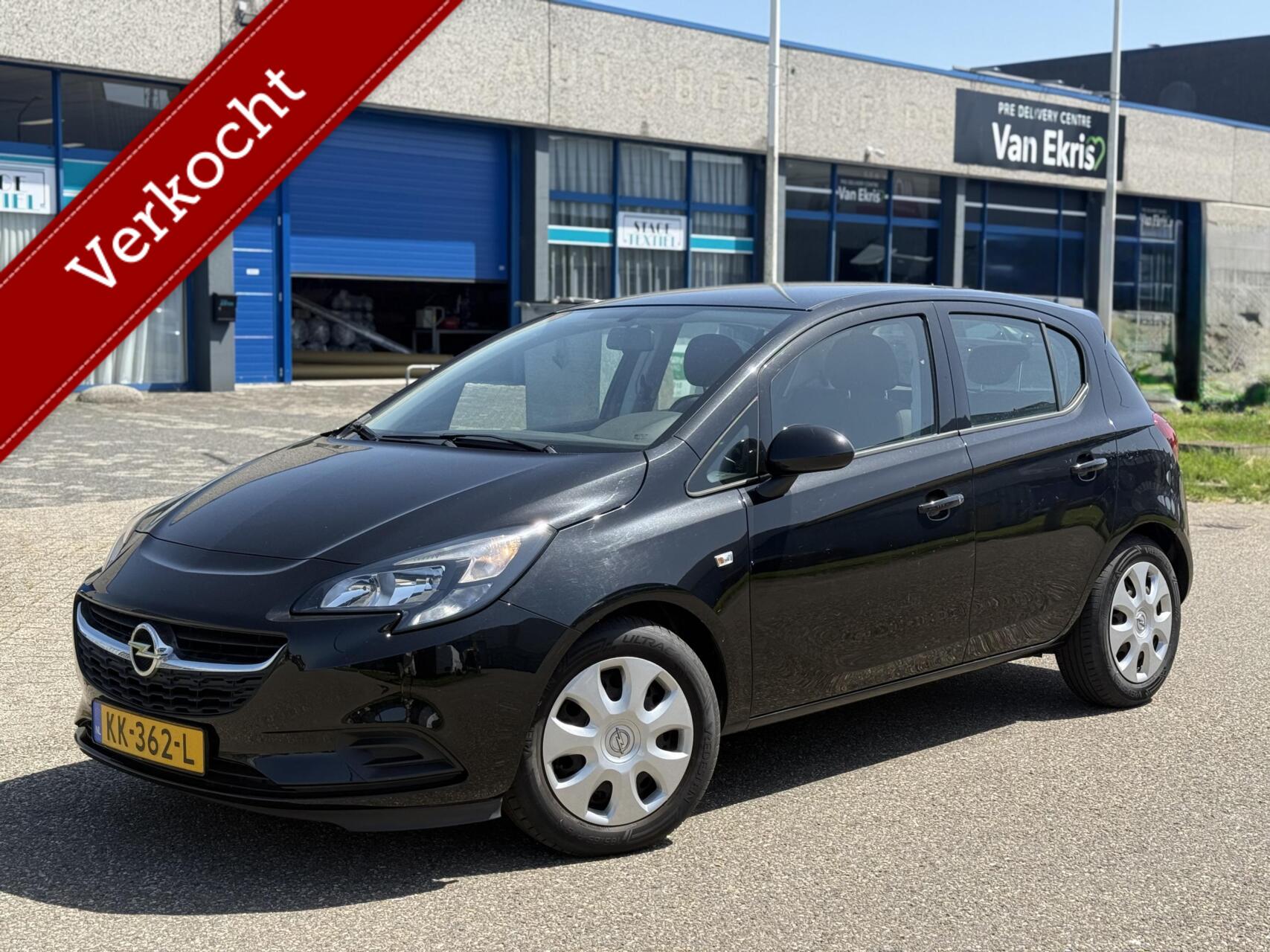 Opel Corsa-e 1.4 Edition 5-DRS Zwart 2016 Airco/Aux Eco 2016 - voorkant