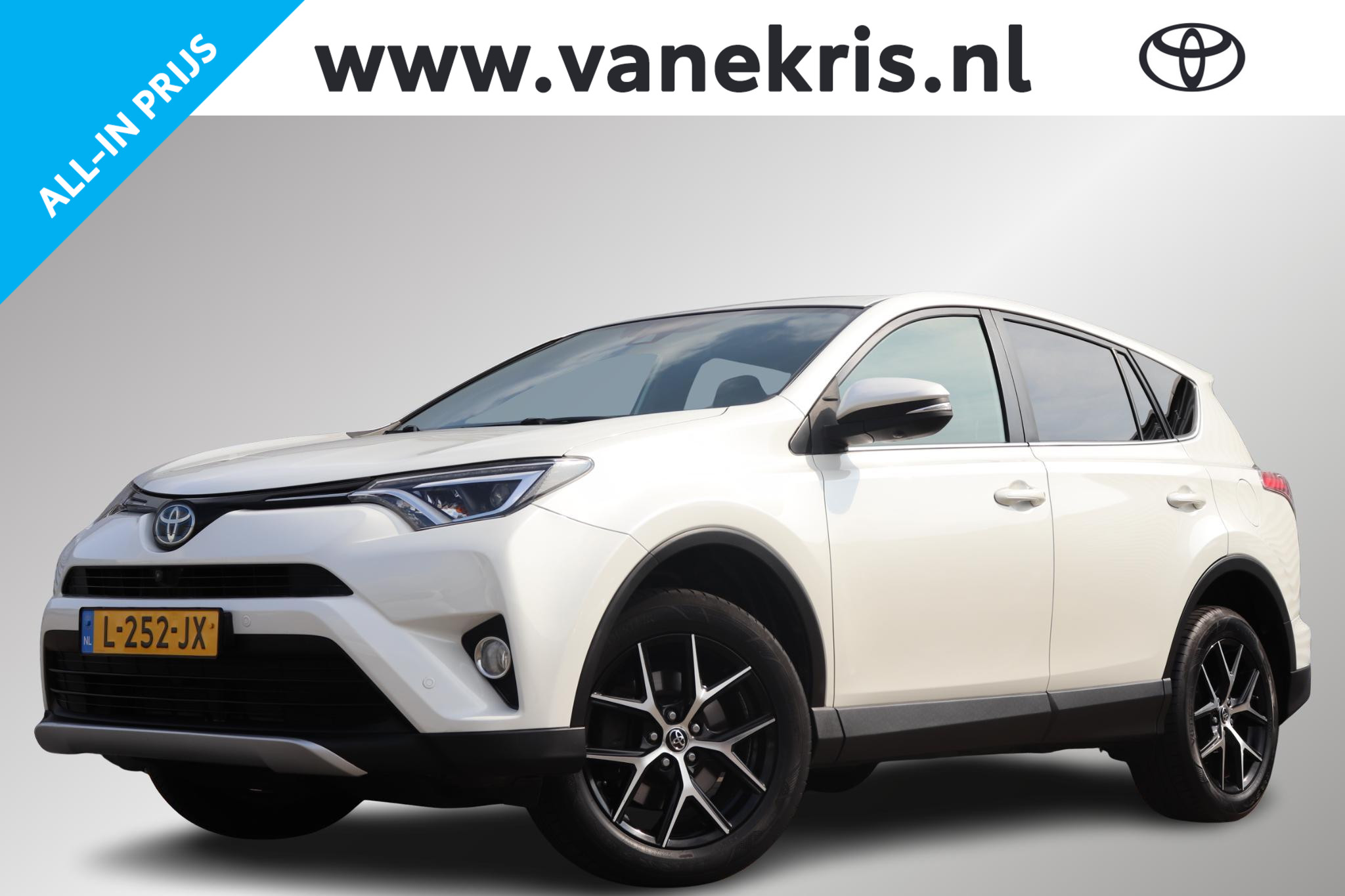 Toyota Toyota Rav4 2.5 Hybrid Style, Trekhaak, 2017 - voorkant