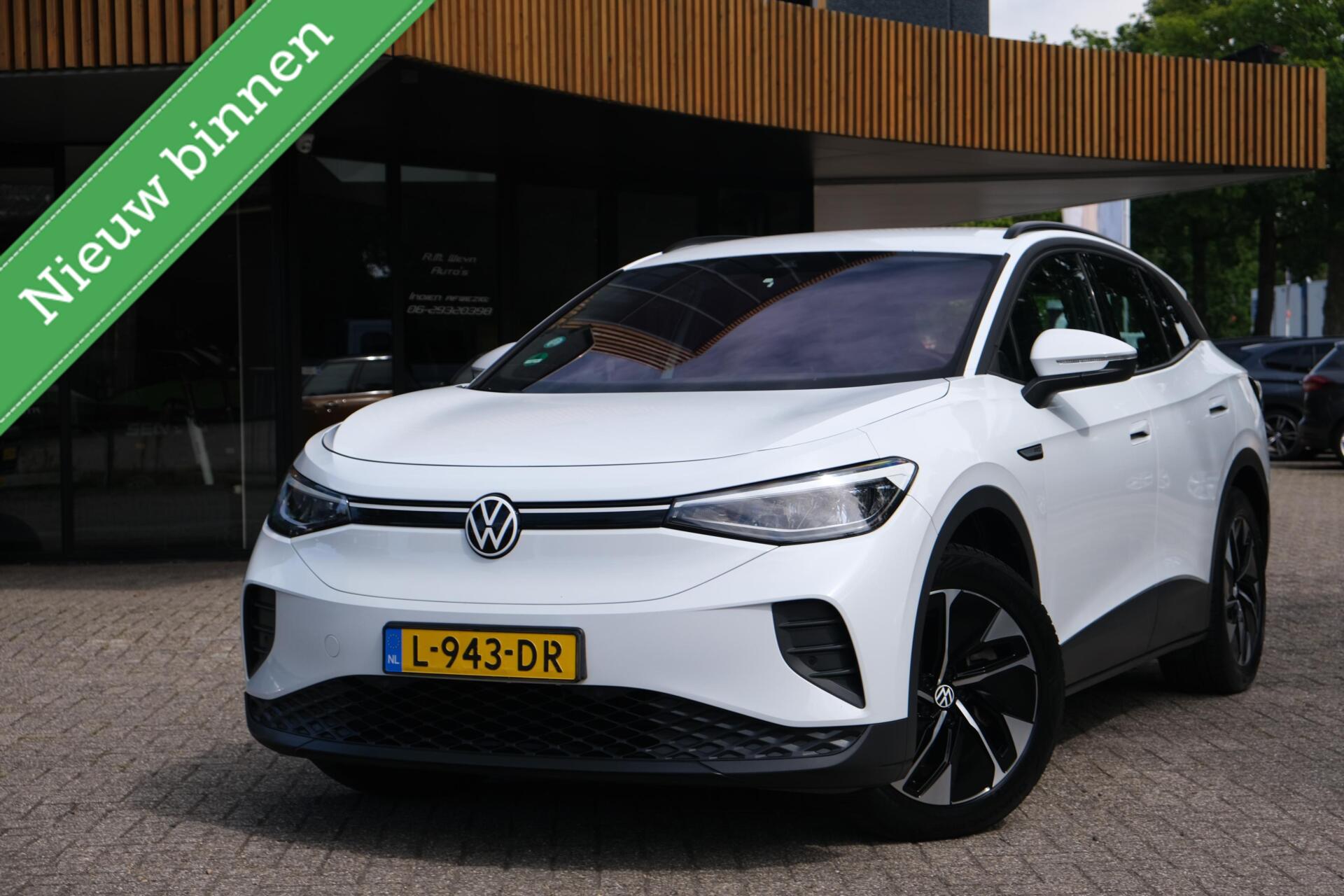 Volkswagen Id.4 Pro 150 KW Pro 77 kWh|Rijklaar!|SoH90%|ACC|Trekhaak|StuurwielverwarmingCarplay|Sfeerverlichting|AndroidAuto|PDC|Winterpakket 2021 - voorkant