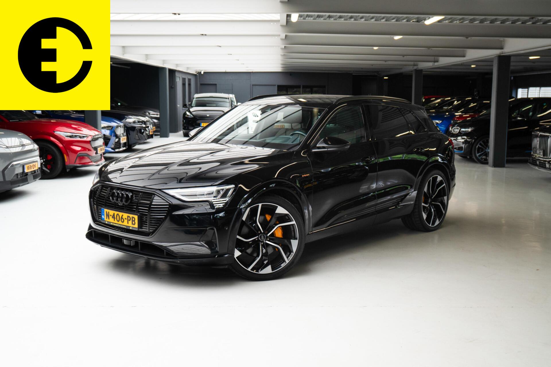 Audi Audi E-tron e-tron 55 quattro advanced Pro Line Plus 95 kWh | 92,5% SOH | Stoelverwarming | Incl.BTW 2018 - voorkant