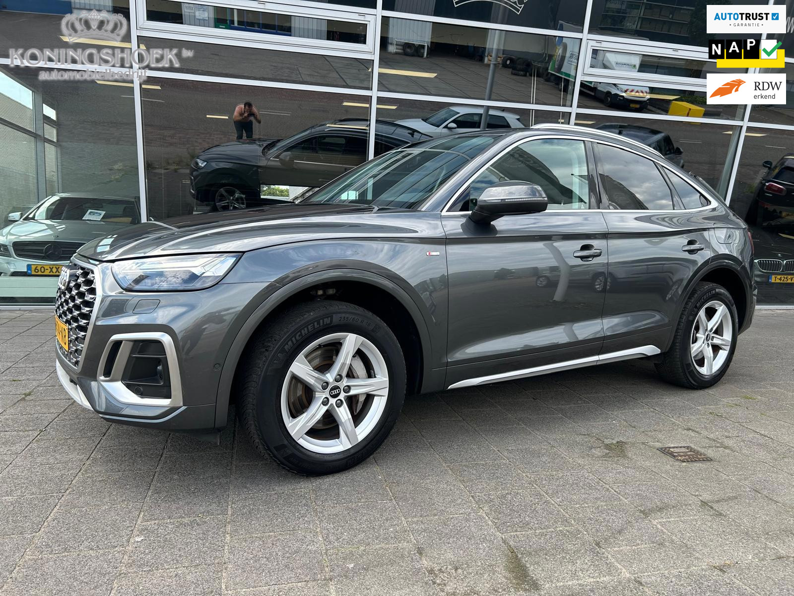 Audi Q5 Sportback 50 TFSI e Adv. ed. 2021 - voorkant