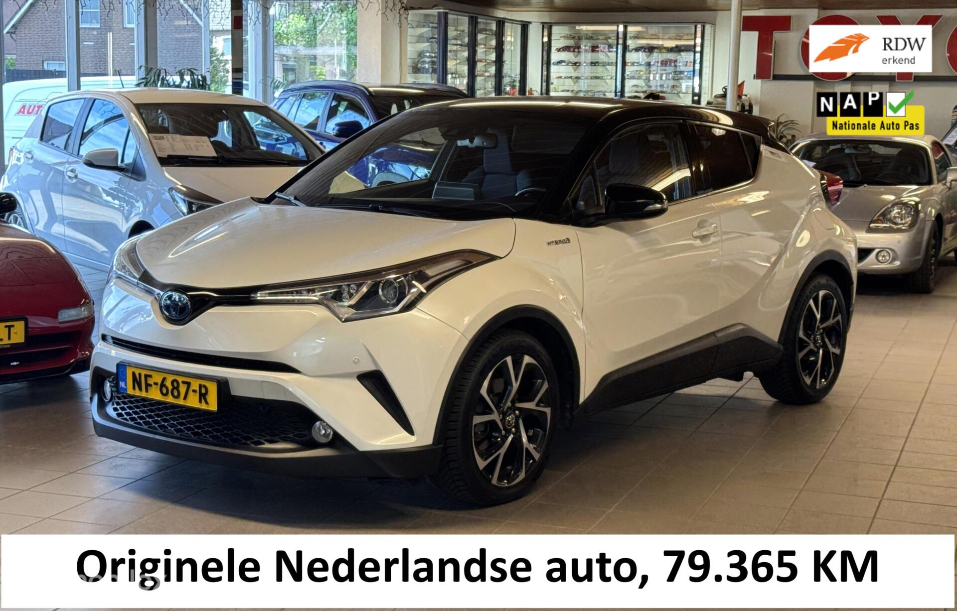 Toyota Toyota C-hr 1.8 Hybrid Bi-Tone NL.auto, Navi, Trekhaak 2017 - voorkant