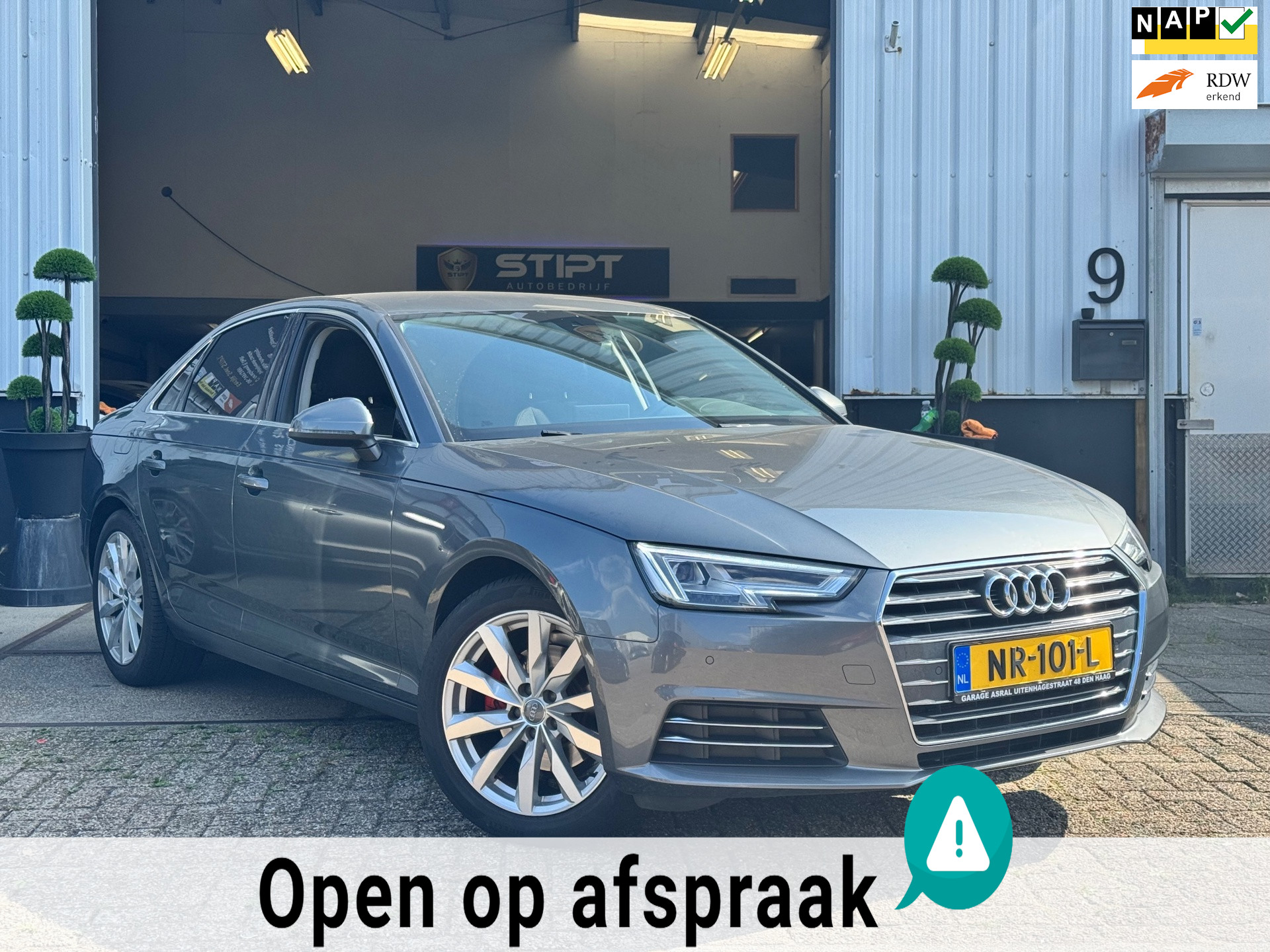 Audi A4 Limousine 1.4 TFSI | Sport Lease Edition | ORG. NL | NAP | AUTOMAAT | PARK. SENSOREN | APK | 2017 | 2017 - voorkant