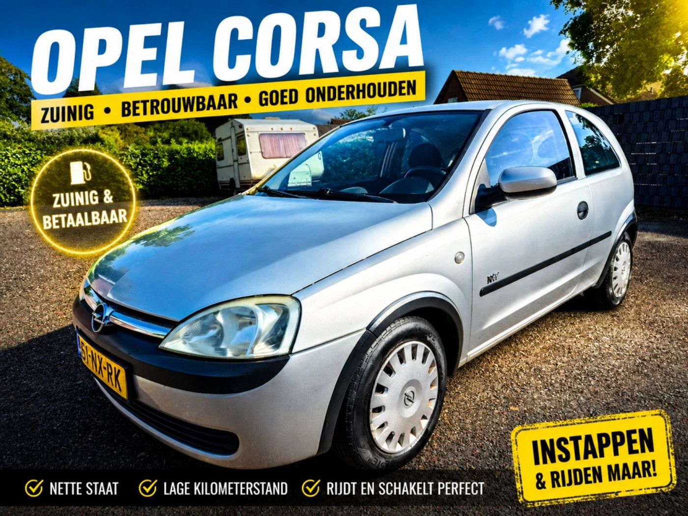 Opel Corsa 1.4-16V Njoy 2004 - voorkant