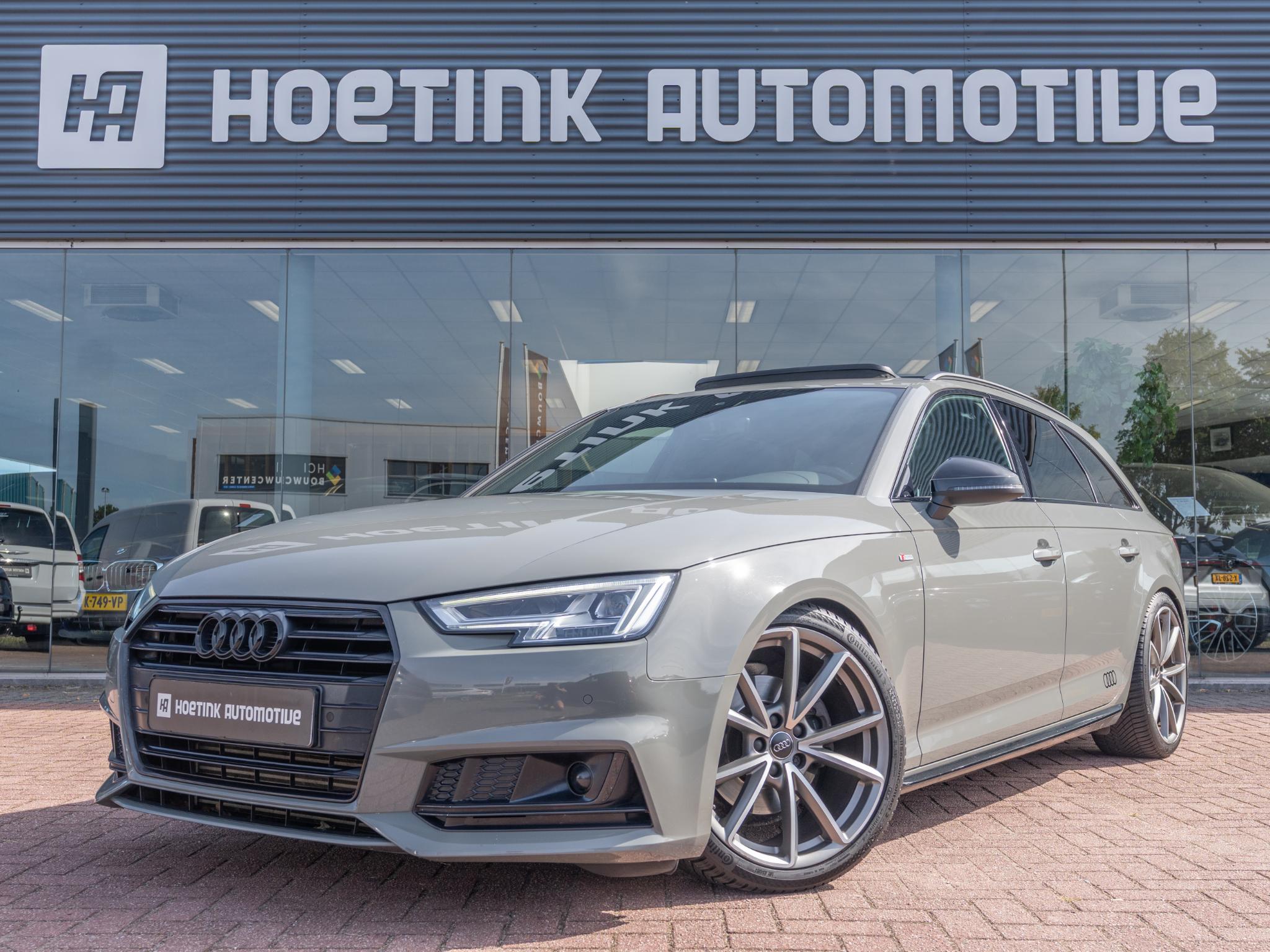 Audi A4 Avant 2.0 TFSI MHEV Sport S line black edition 2017 - voorkant
