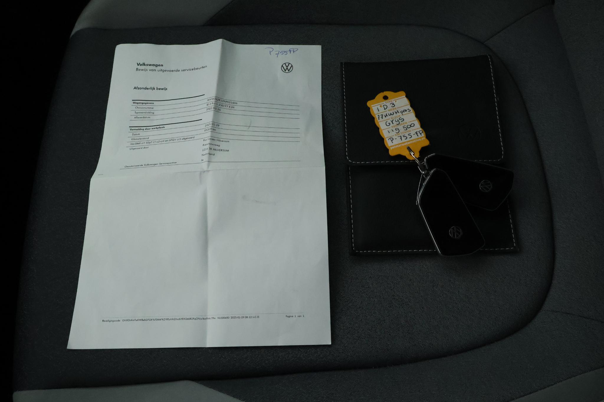 Foto van Volkswagen Id.3 Pro S 150 KW
