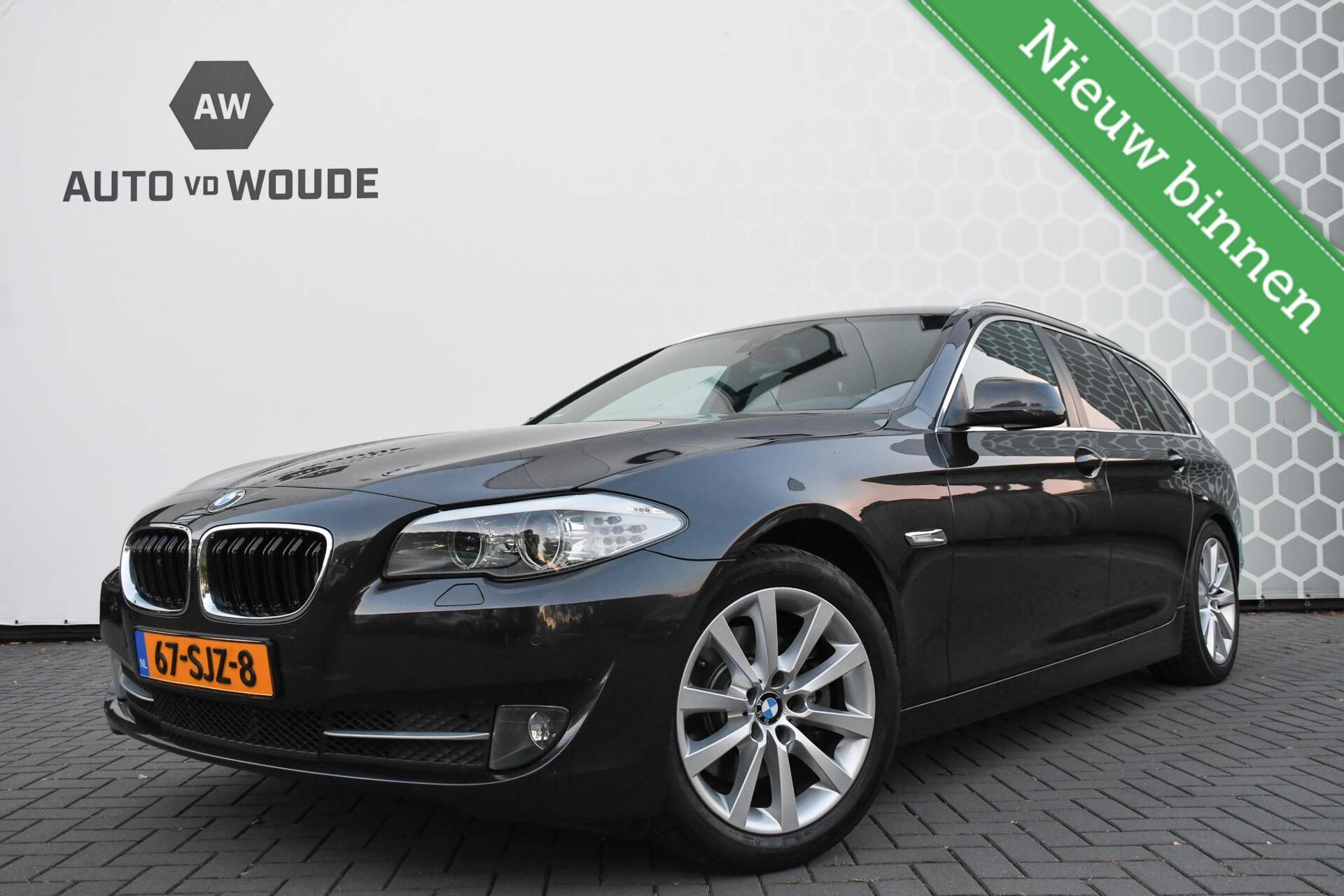 BMW 5er Reihe 520i High Executive Leer Xenon Trekhaak 2011 - voorkant