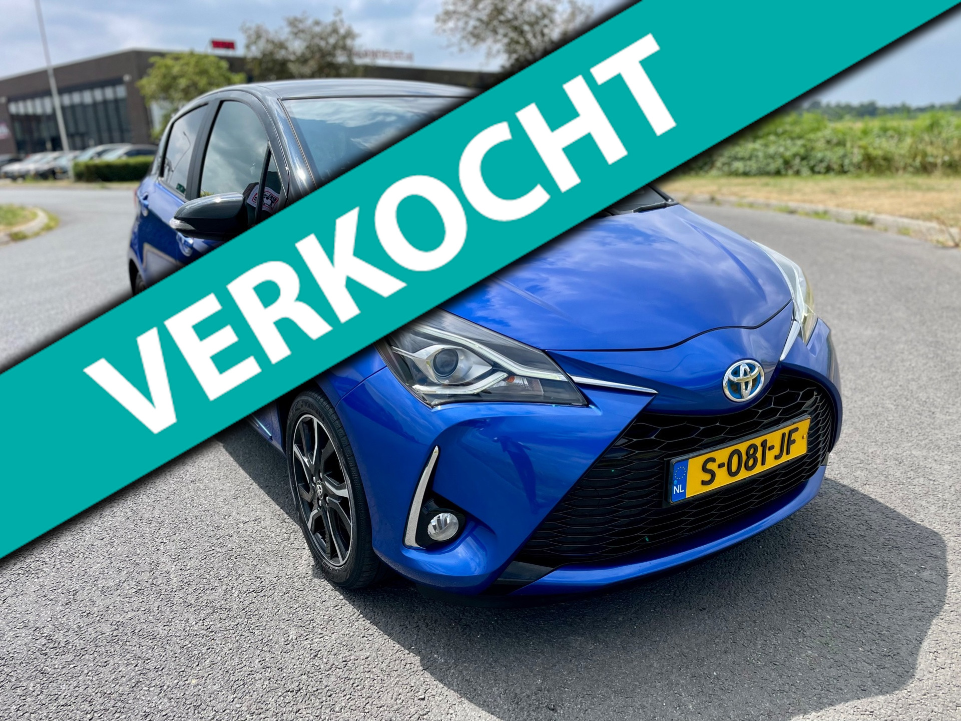 Toyota Toyota Yaris Hybrid 1.5 Hybrid Premium, Bi-Tone, Aut, Trekhaak, Navi, Cam, Cruise/Climate control, Keyless, Lmv, Volledig dealer oh! 2018 - voorkant